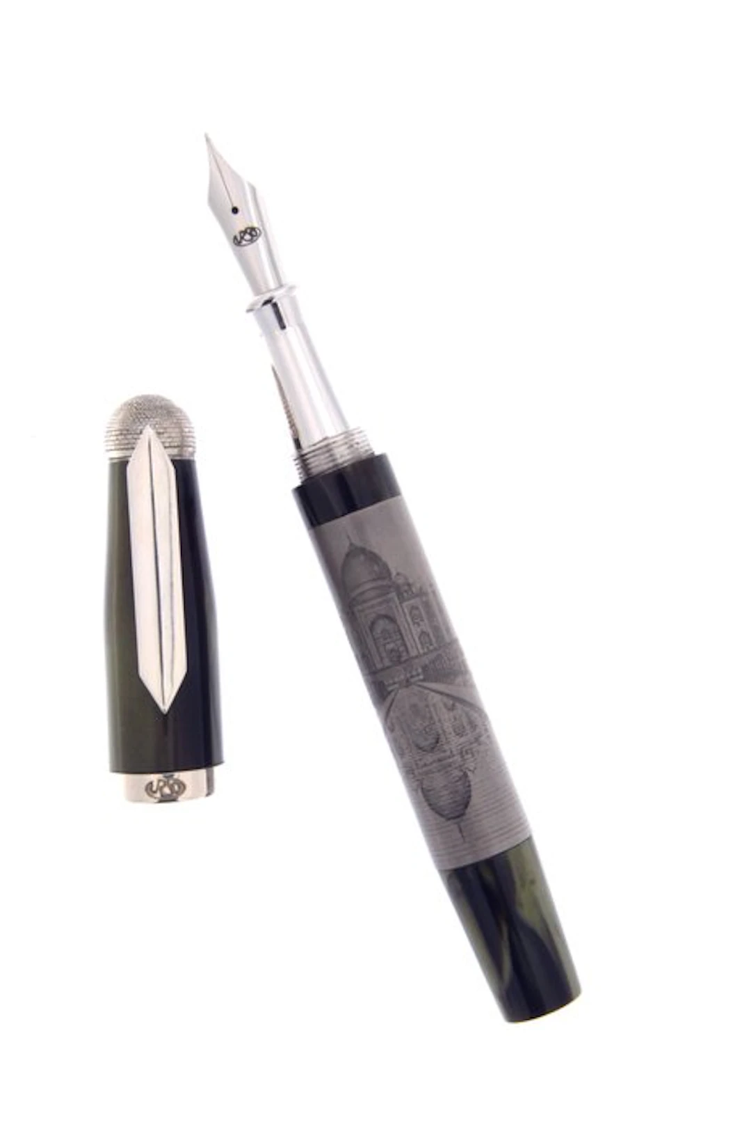 Urso - stilografica Taj Mahal in Sterling silver 925 - Fountain pen
