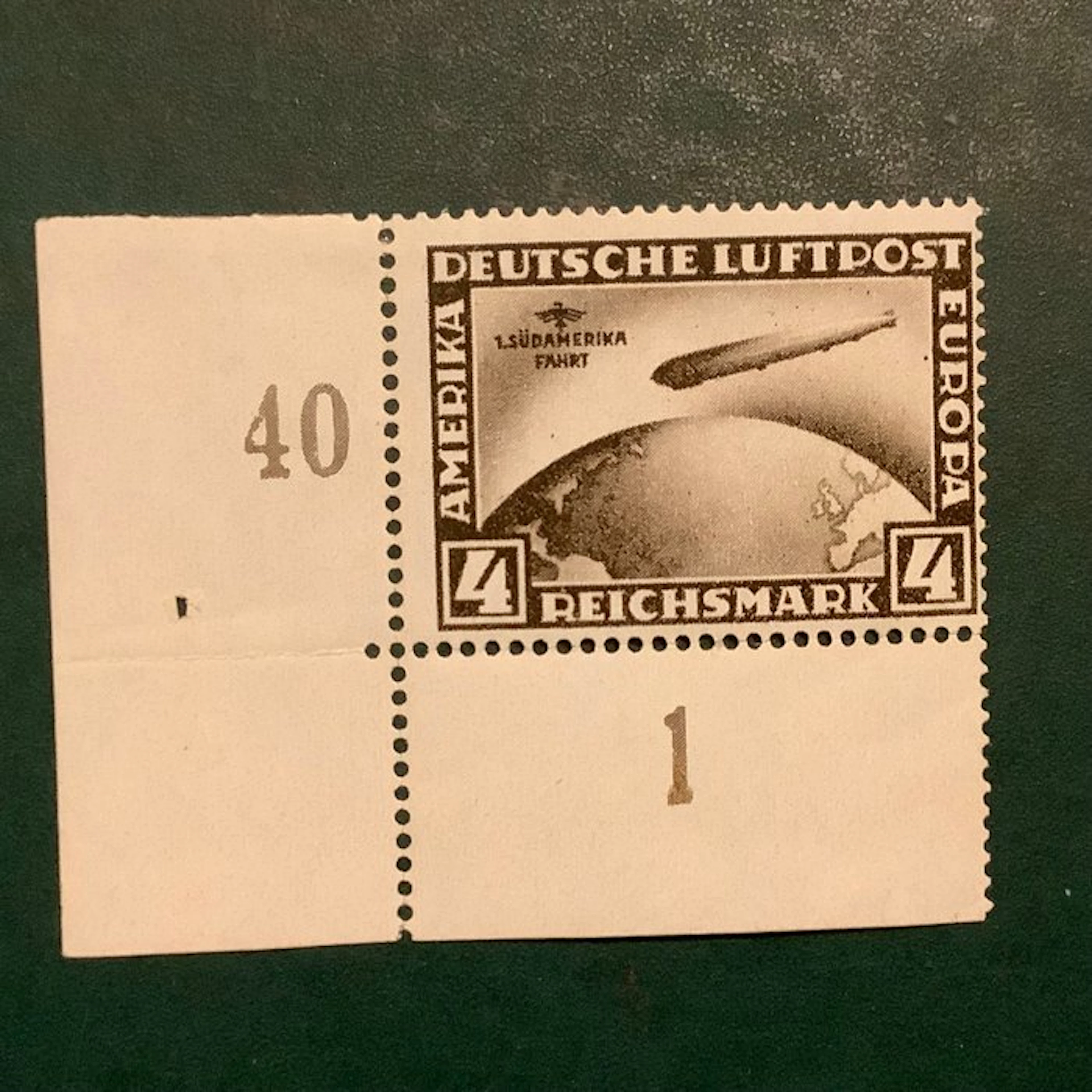 German Empire 1930 - 4 Mark South America Farth - MH - Michel 439