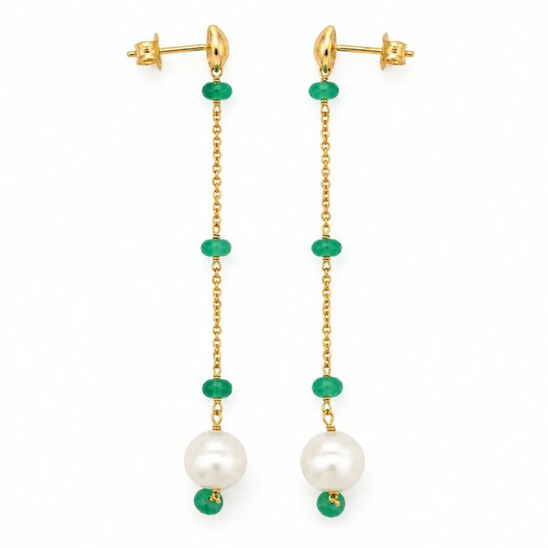 No reserve price - Earrings - 18 kt