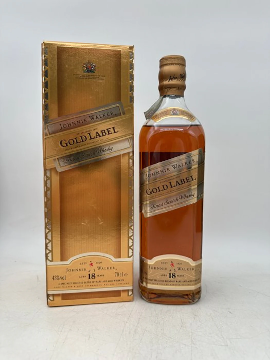 Johnnie Walker 18 years old Gold label - b. 1990s - 70cl