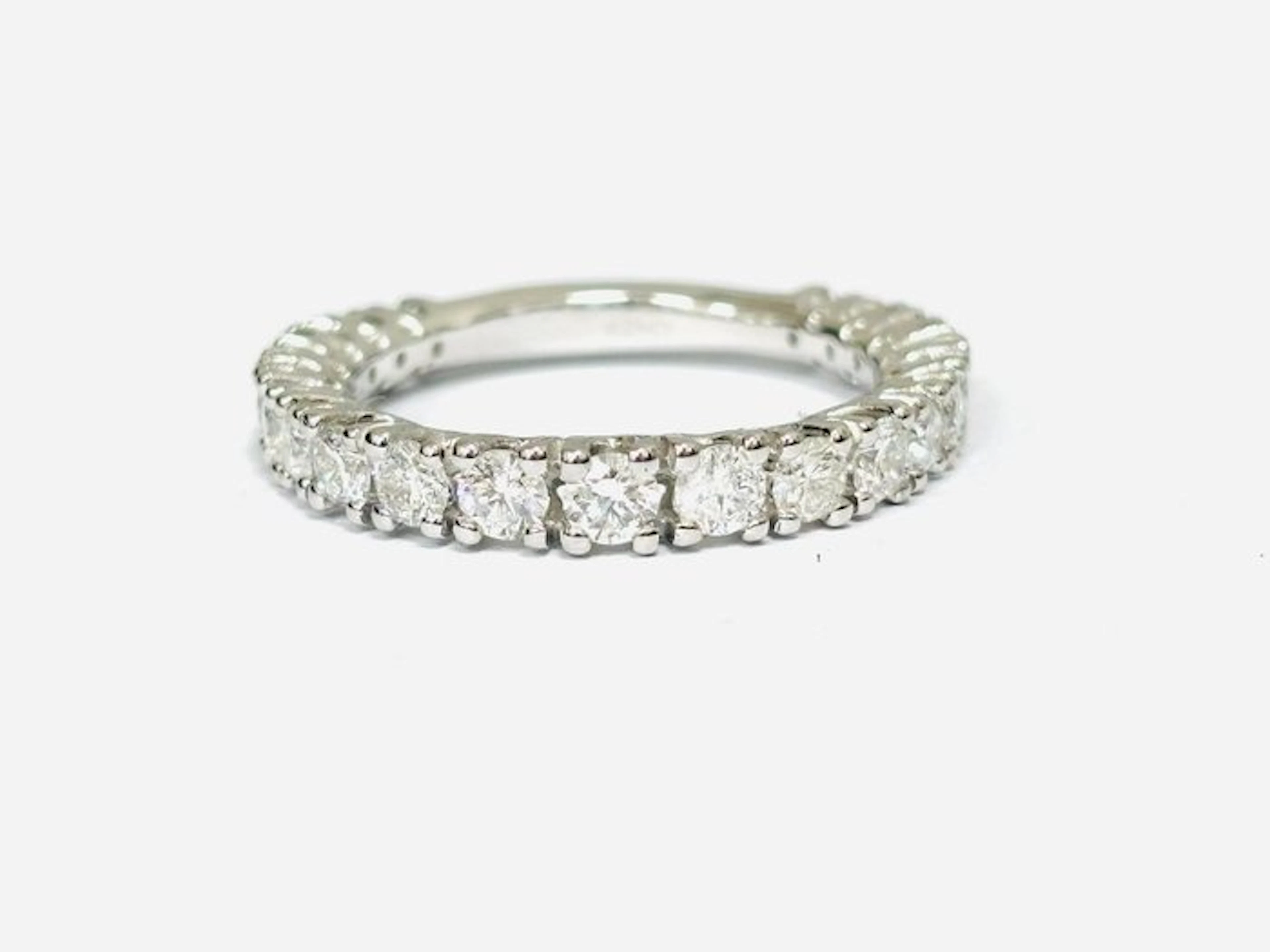 Ring - 18 kt. White gold - 2.50ct. tw. Diamond (Natural) - Made in Italy