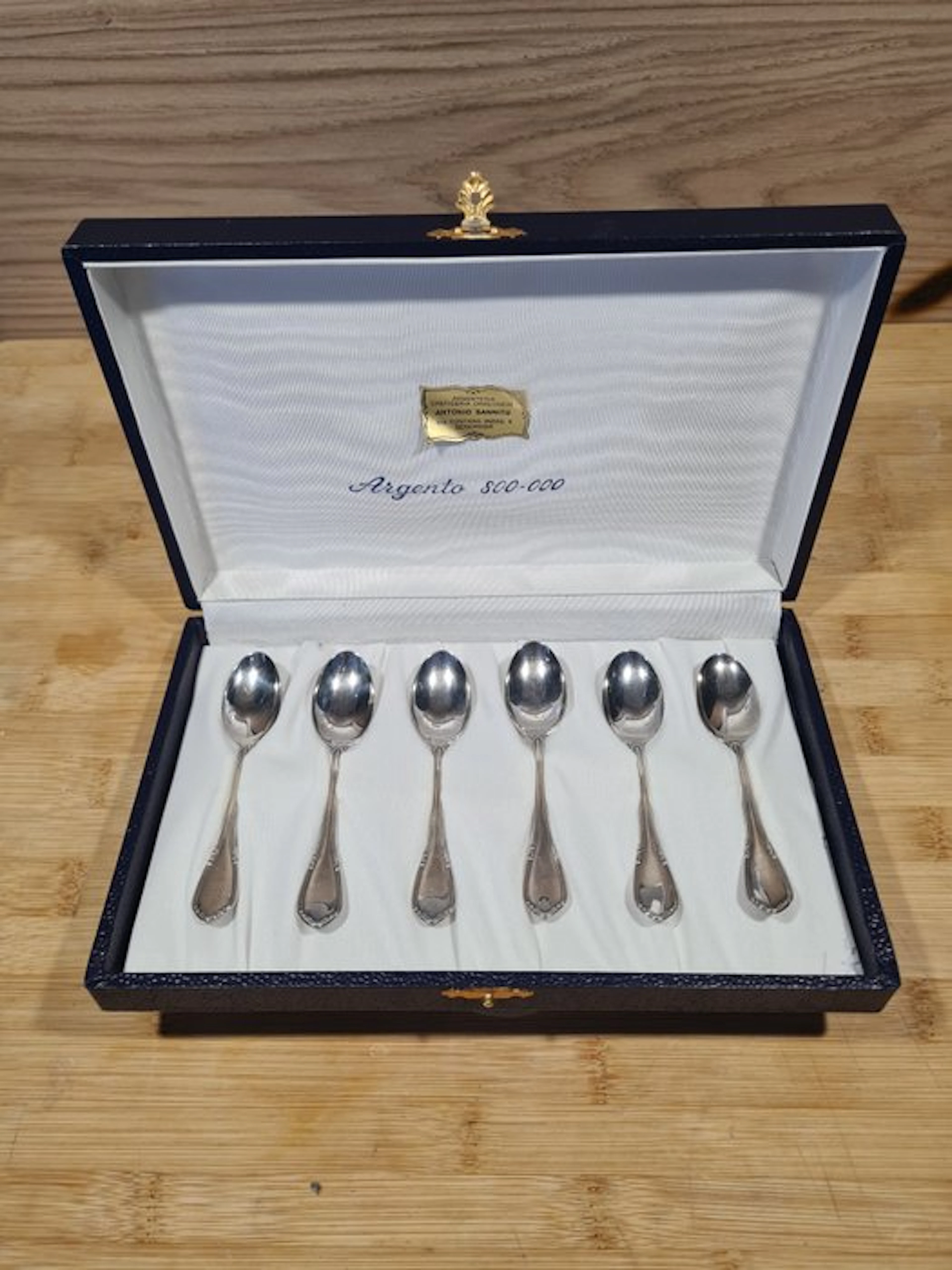 Coffee spoon (6) - .800 silver