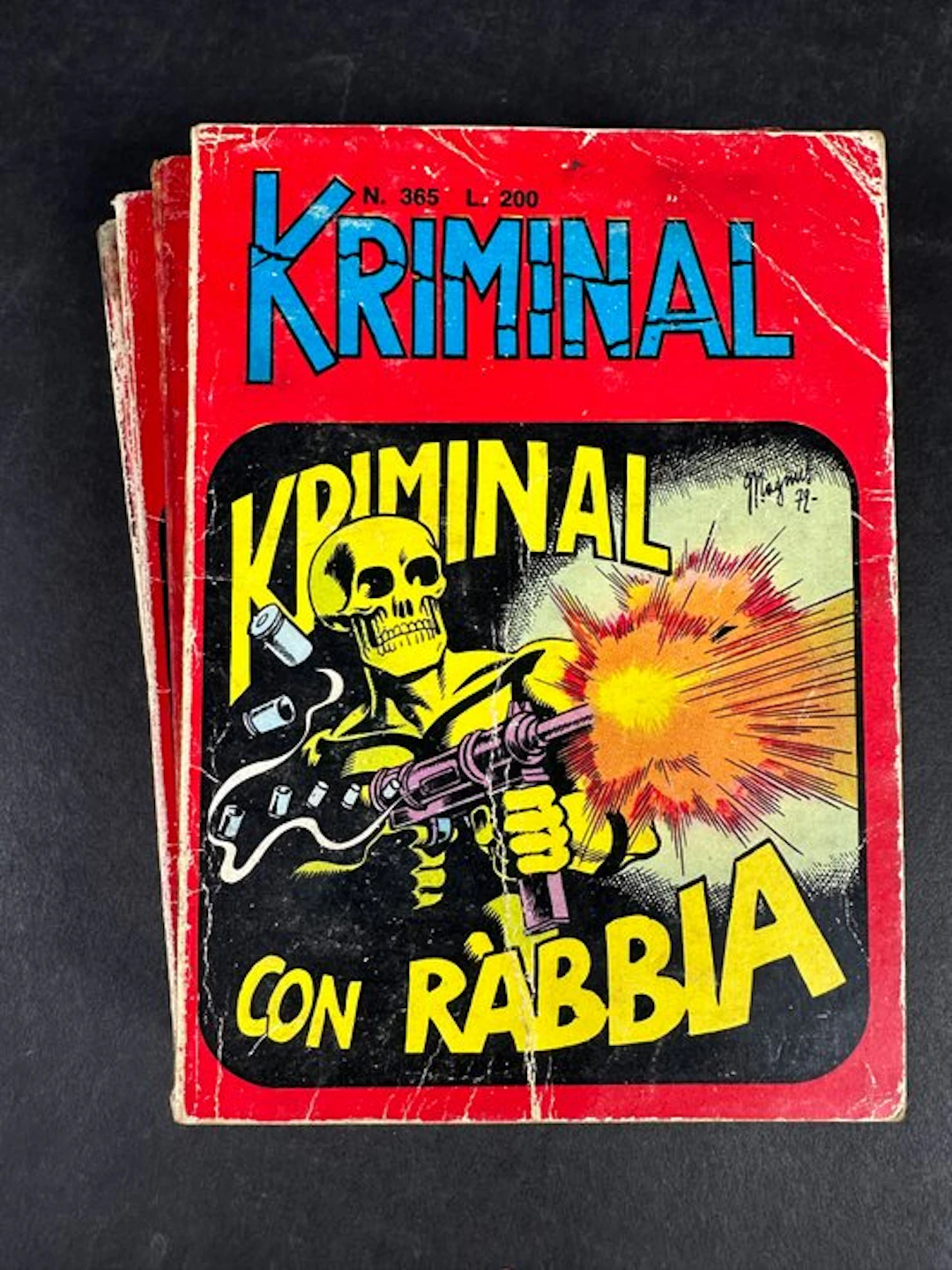 Kriminal nn. 365, 367/369 - 4 Comic - First edition - 1972