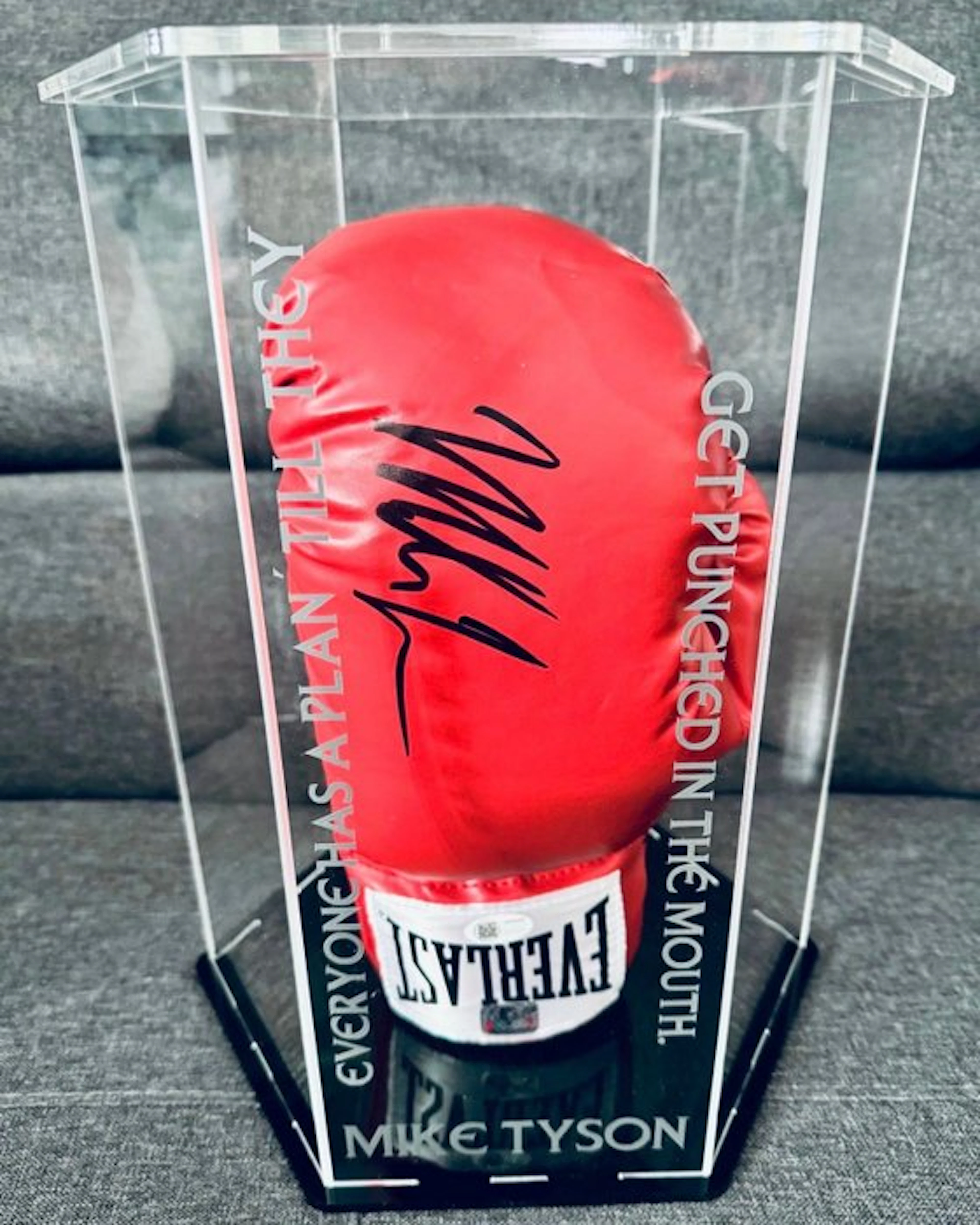 Mike Tyson - signed boxing glove