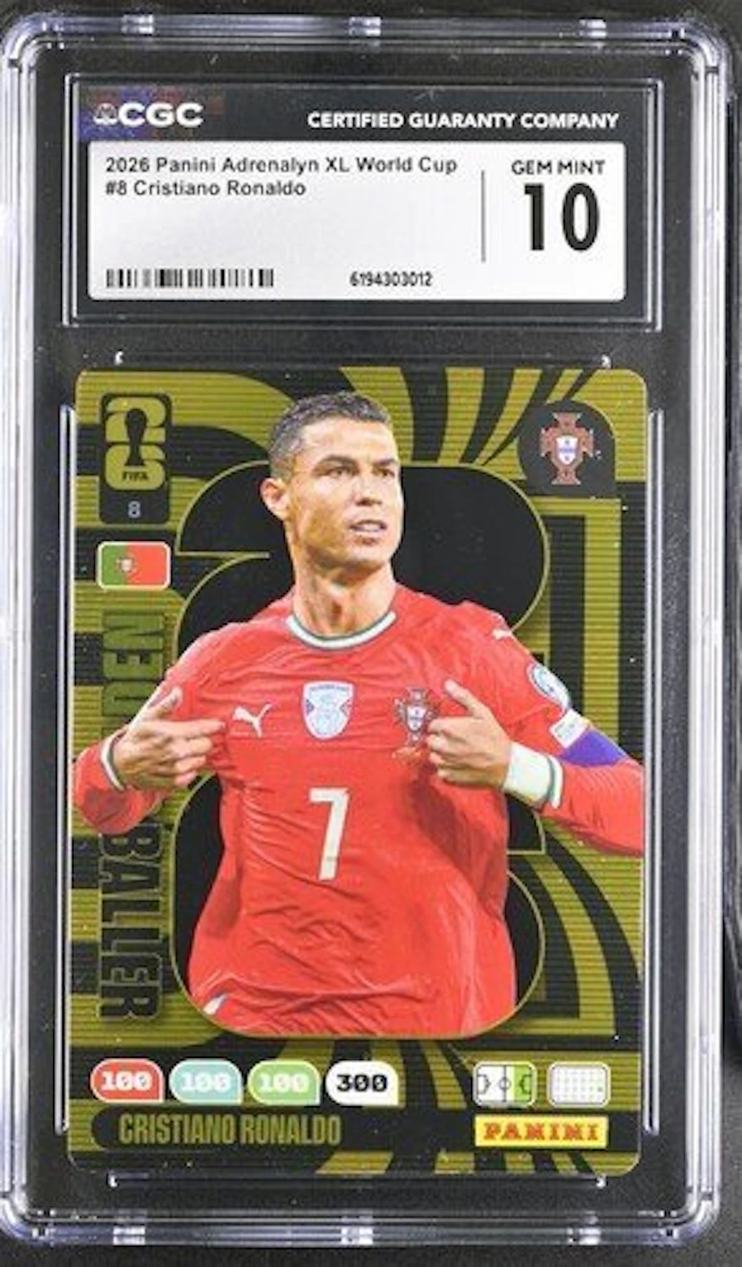 2018/19 Panini Cristiano Ronaldo #8 - Panini Adrenalyn XL...