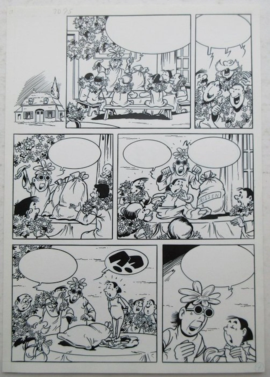 Studio Vandersteen - 1 Original page - Jerom - De kleurenzaaier p. 7