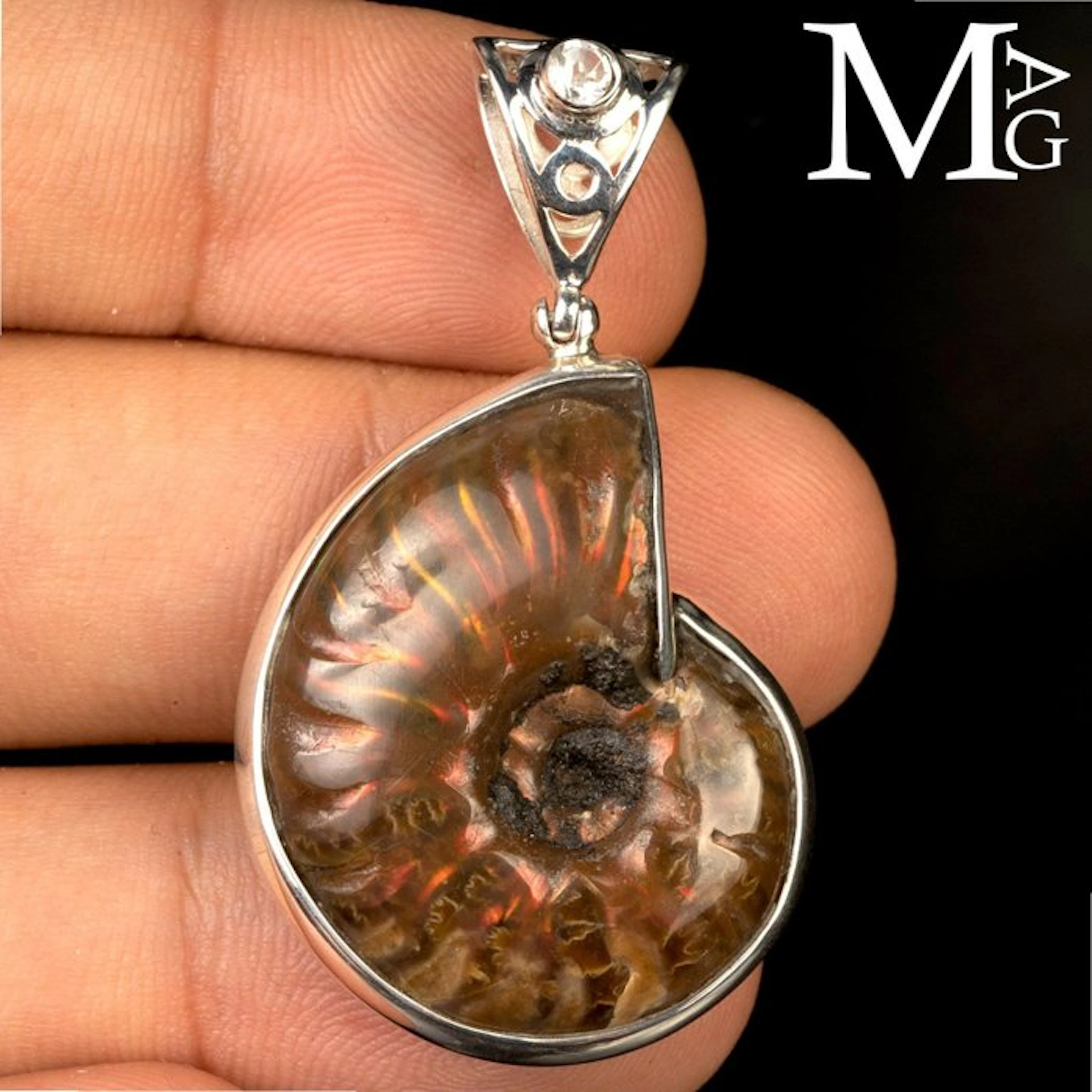 Jurassic Jewellery Sterling Silver Pendant with...