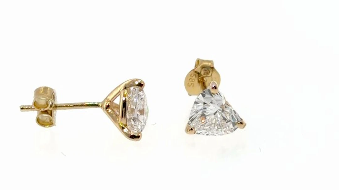 No reserve price - Earrings - 14 kt