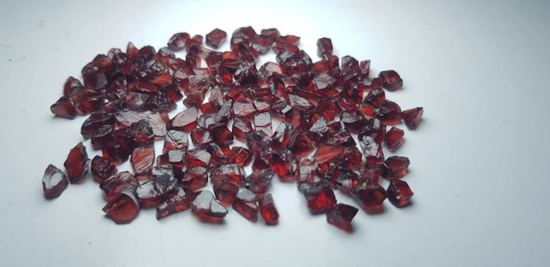 Natural facet quality red (Rhodalite) Garnet Rough- 51 g