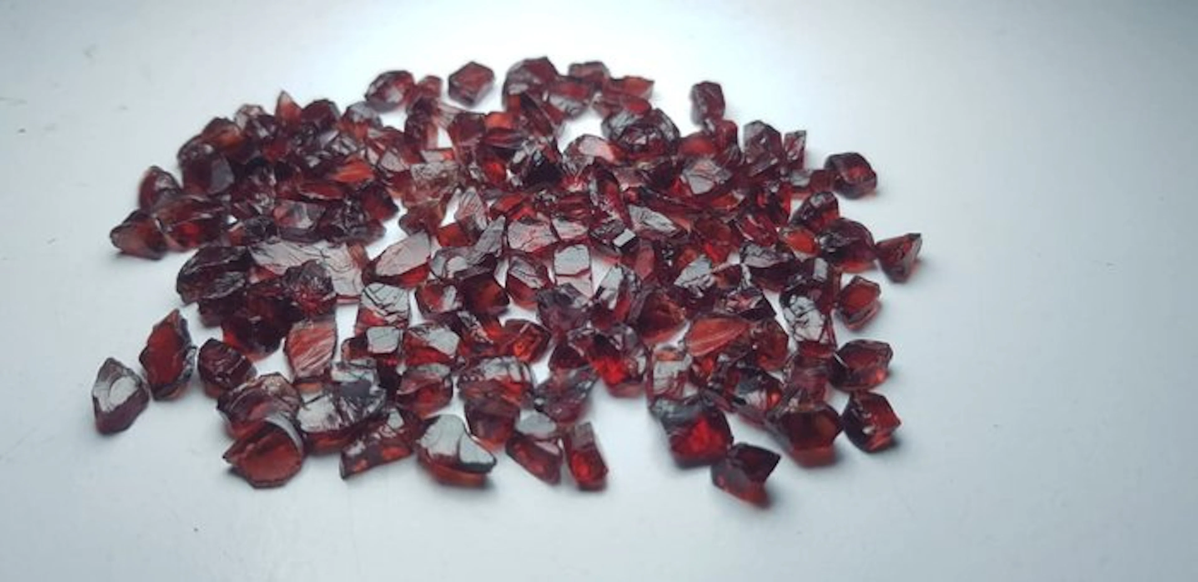 Natural facet quality red (Rhodalite) Garnet Rough- 51 g