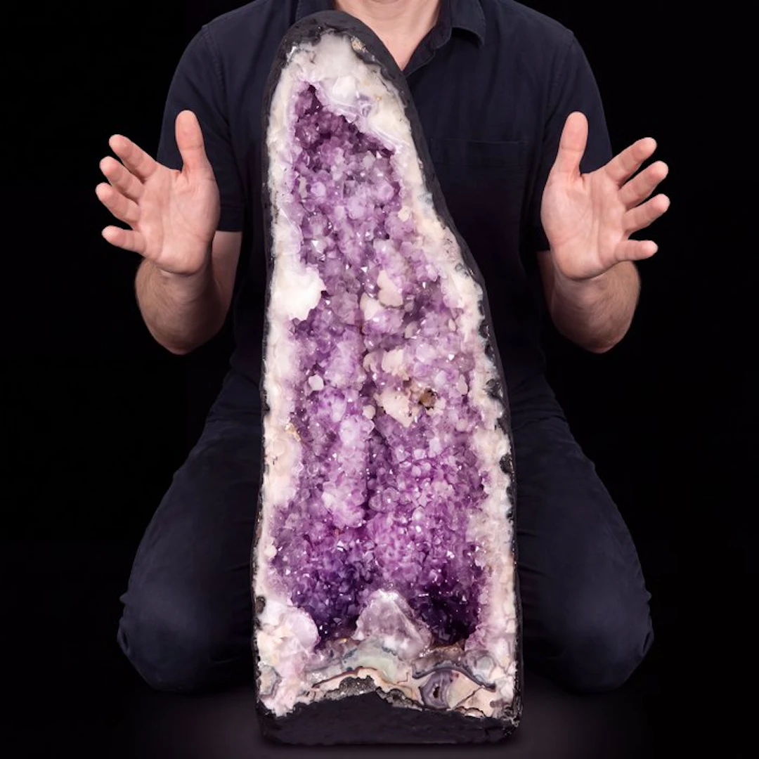 Lavender Amethyst - 56x21x16 cm - Geode- 18.6 kg