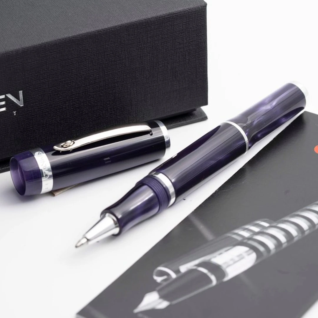 Marlen - Lucky Pen | Viola | Edizione Speciale in Resina...