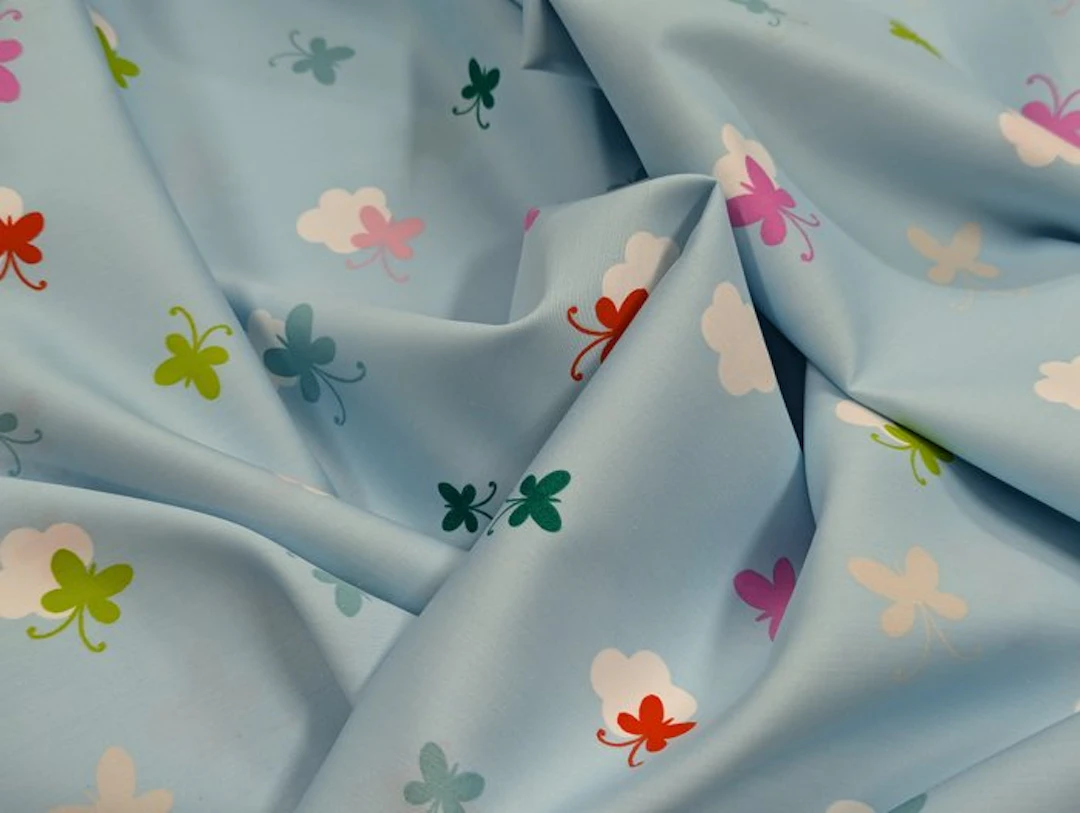 Cotone Satinato - Design Esclusivo Globe C - Textile - 300 cm - 280 cm