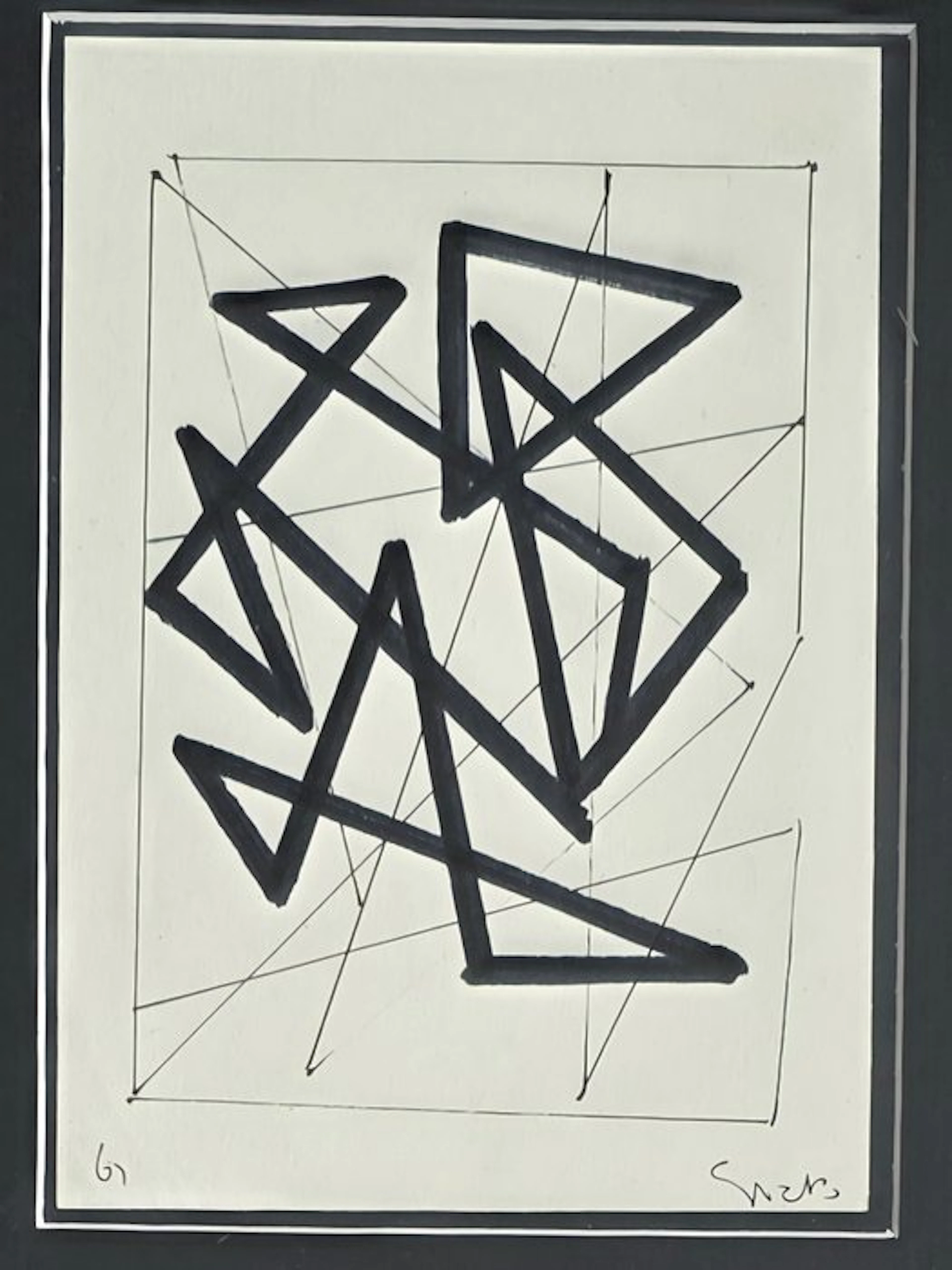Siep Van Den Berg (1913-1998) - Geometrische compositie