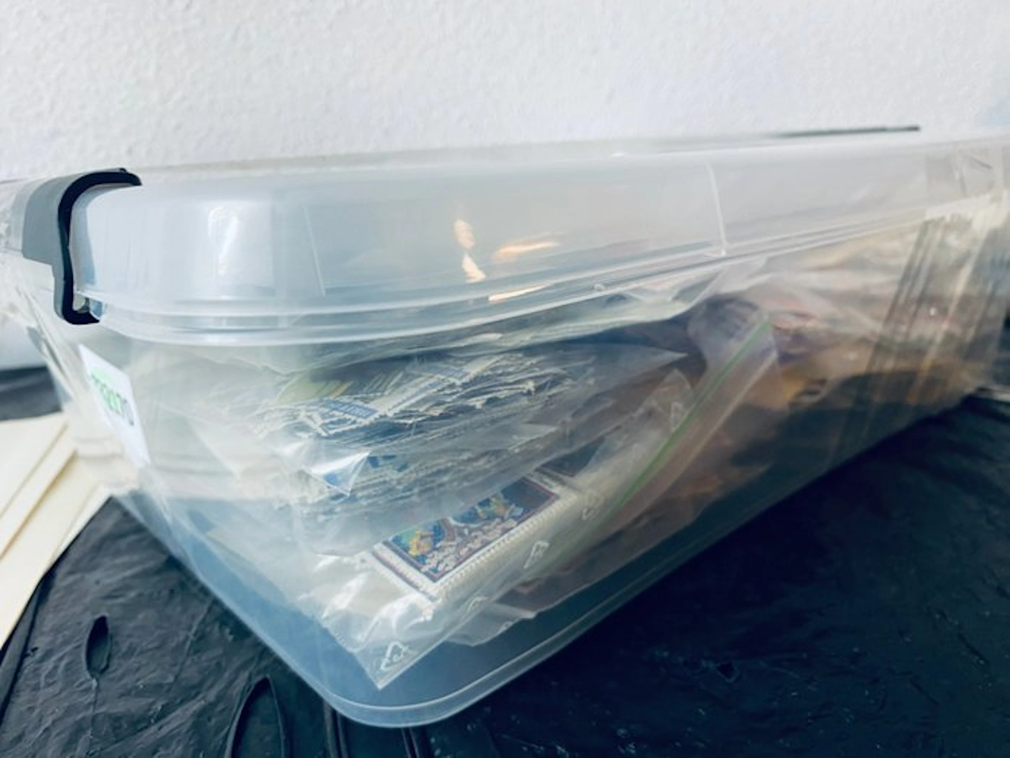 United Kingdom - England sorter, sorted into bags in a large tub