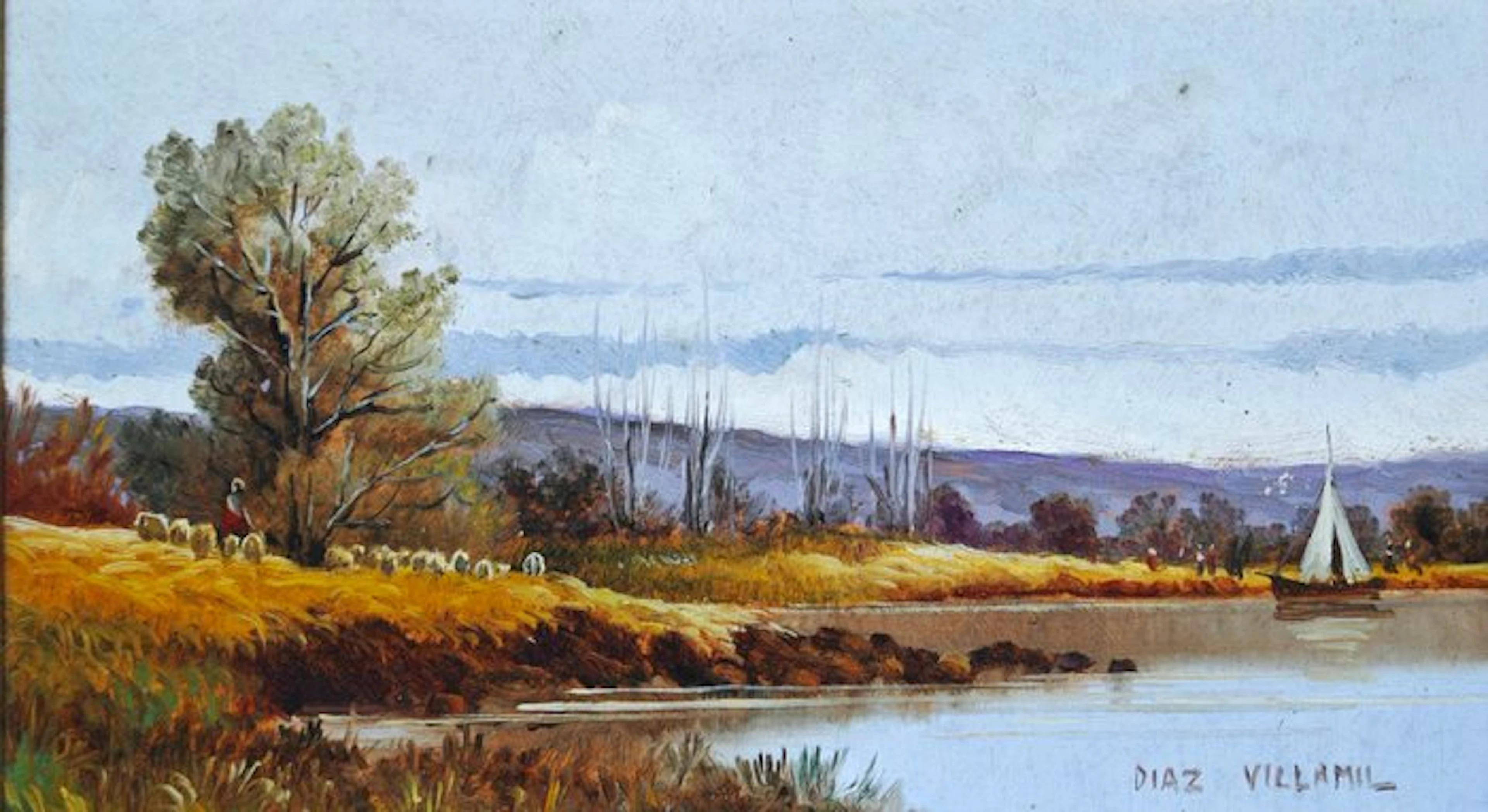 Diaz Villamil (1959) - La Sérénité des eaux - NO RESERVE