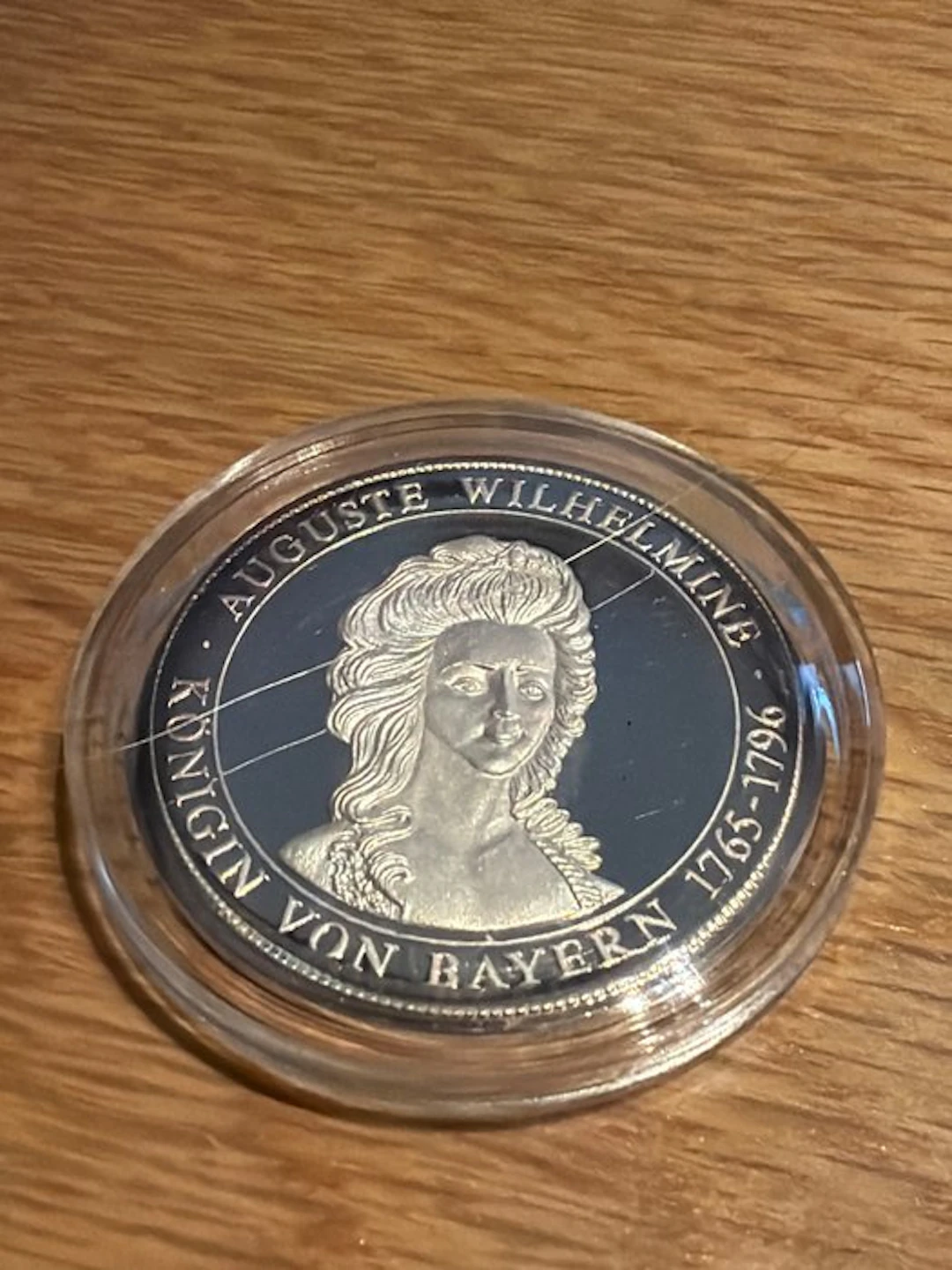 Germany. Silver medal Auguste Wilhelmine Königin Bayern...