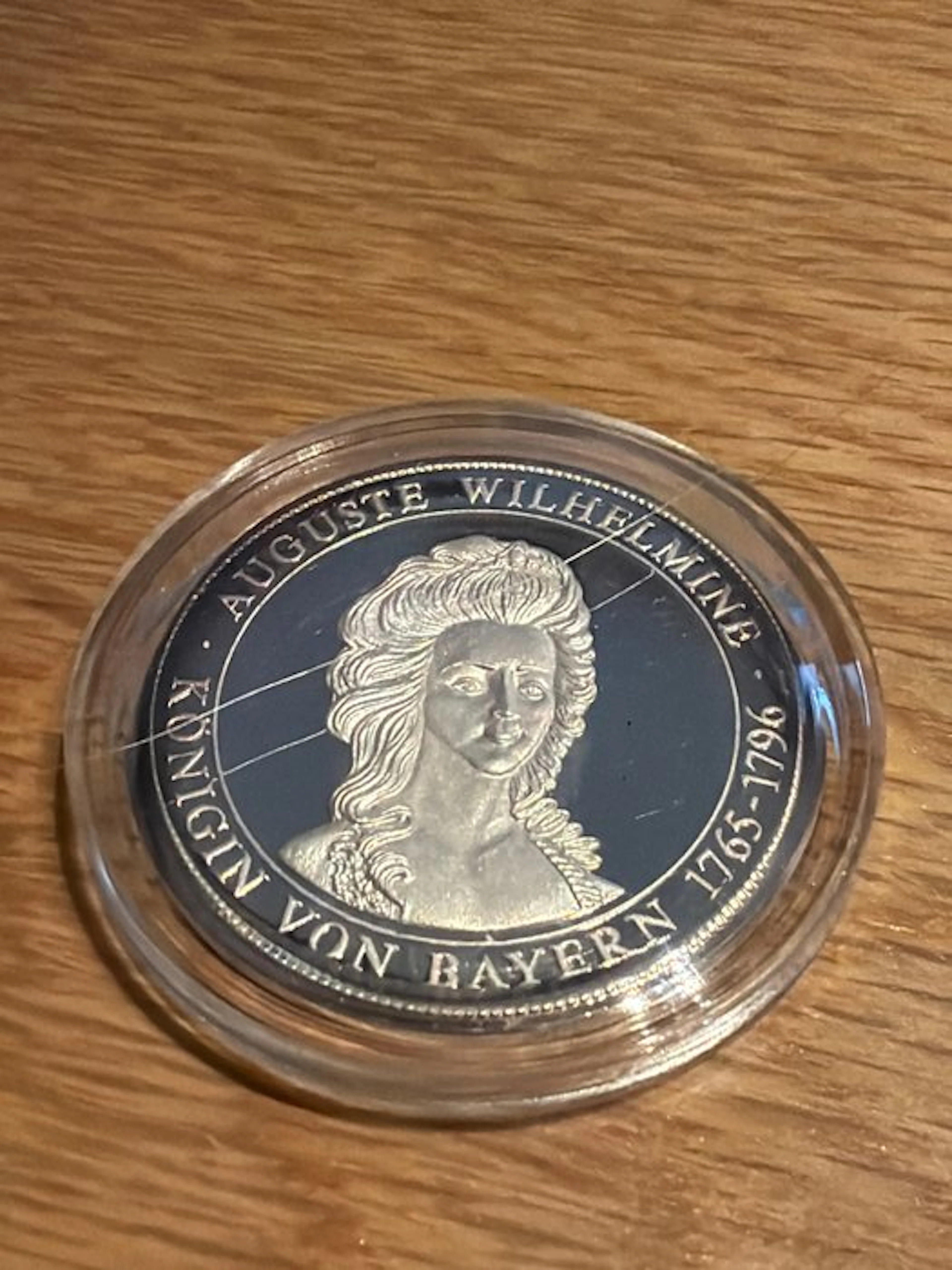 Germany. Silver medal Auguste Wilhelmine Königin Bayern...
