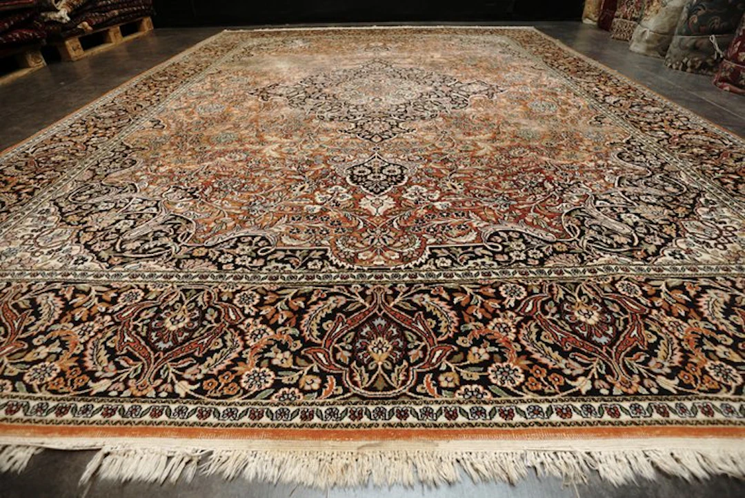 Cashmere Silk - Carpet - 355 cm - 270 cm - silk carpet