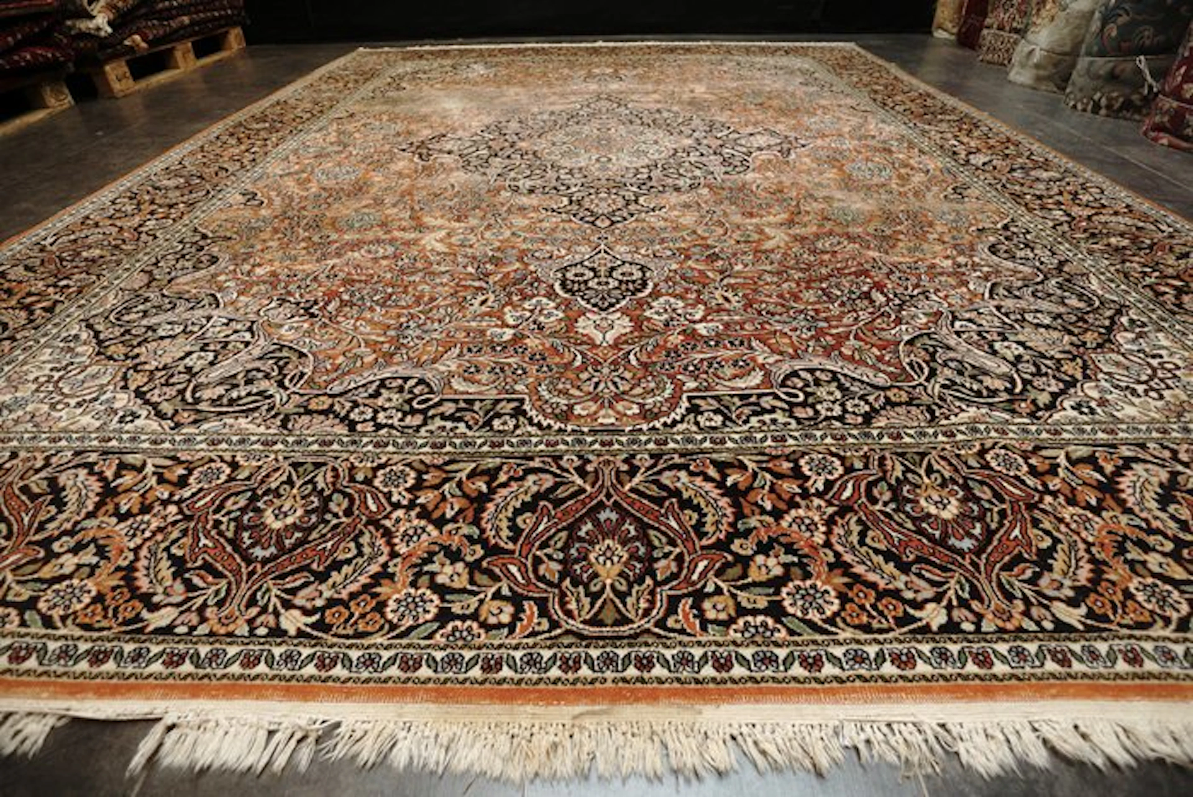 Cashmere Silk - Carpet - 355 cm - 270 cm - silk carpet