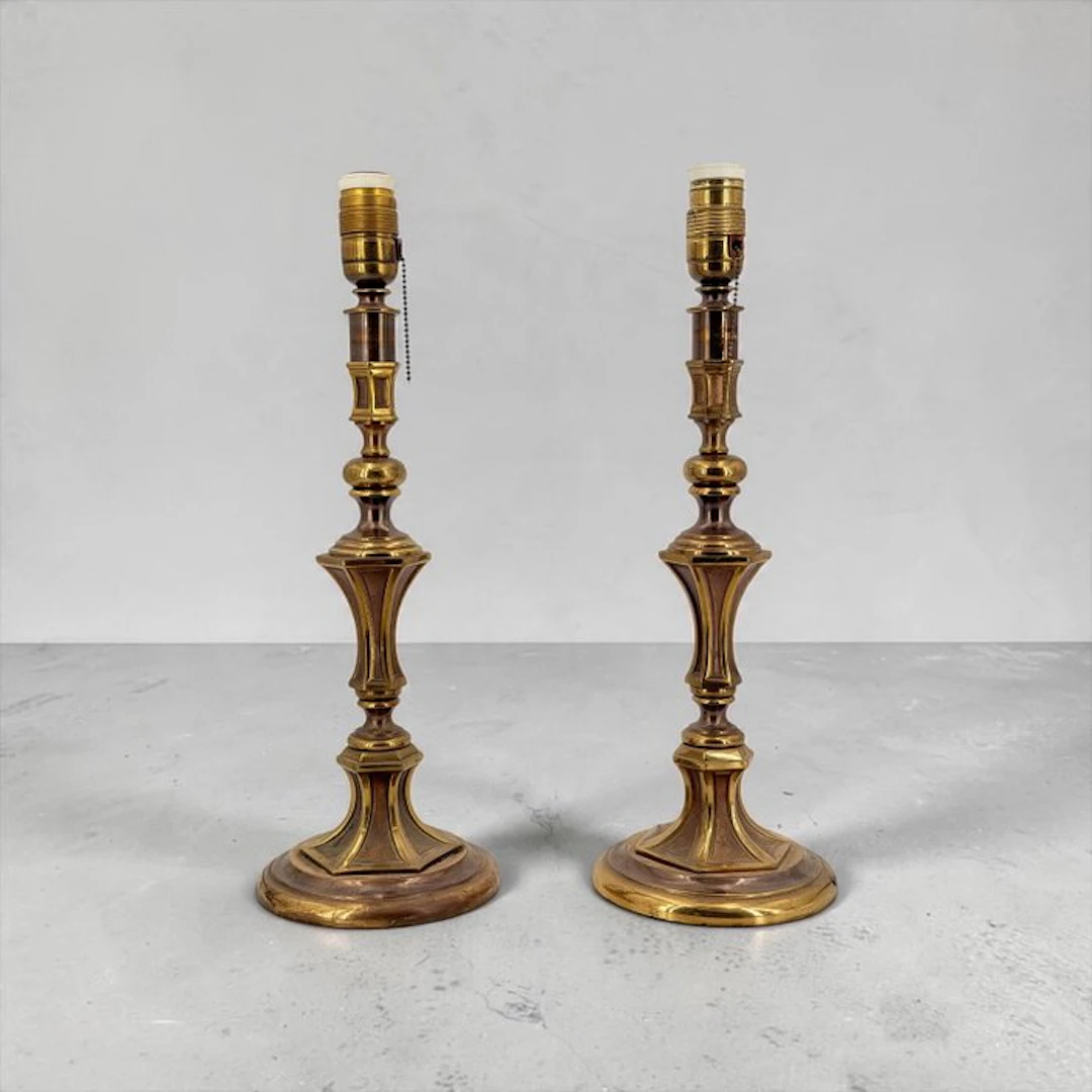 Table lamp (2) - Bronze - Candelabras