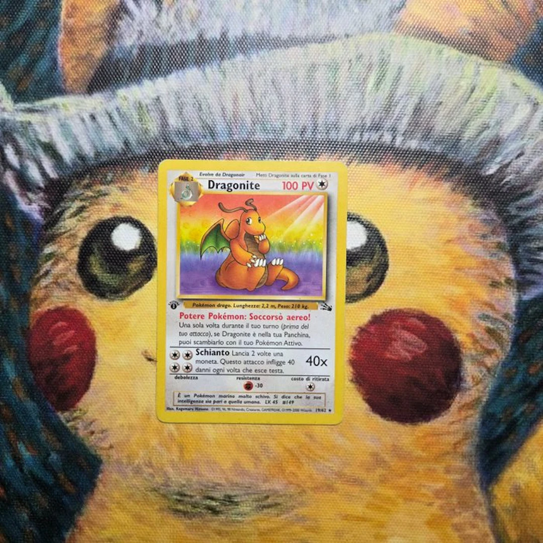 Pokémon Card - Dragonite Fossil First Edition - WOTC