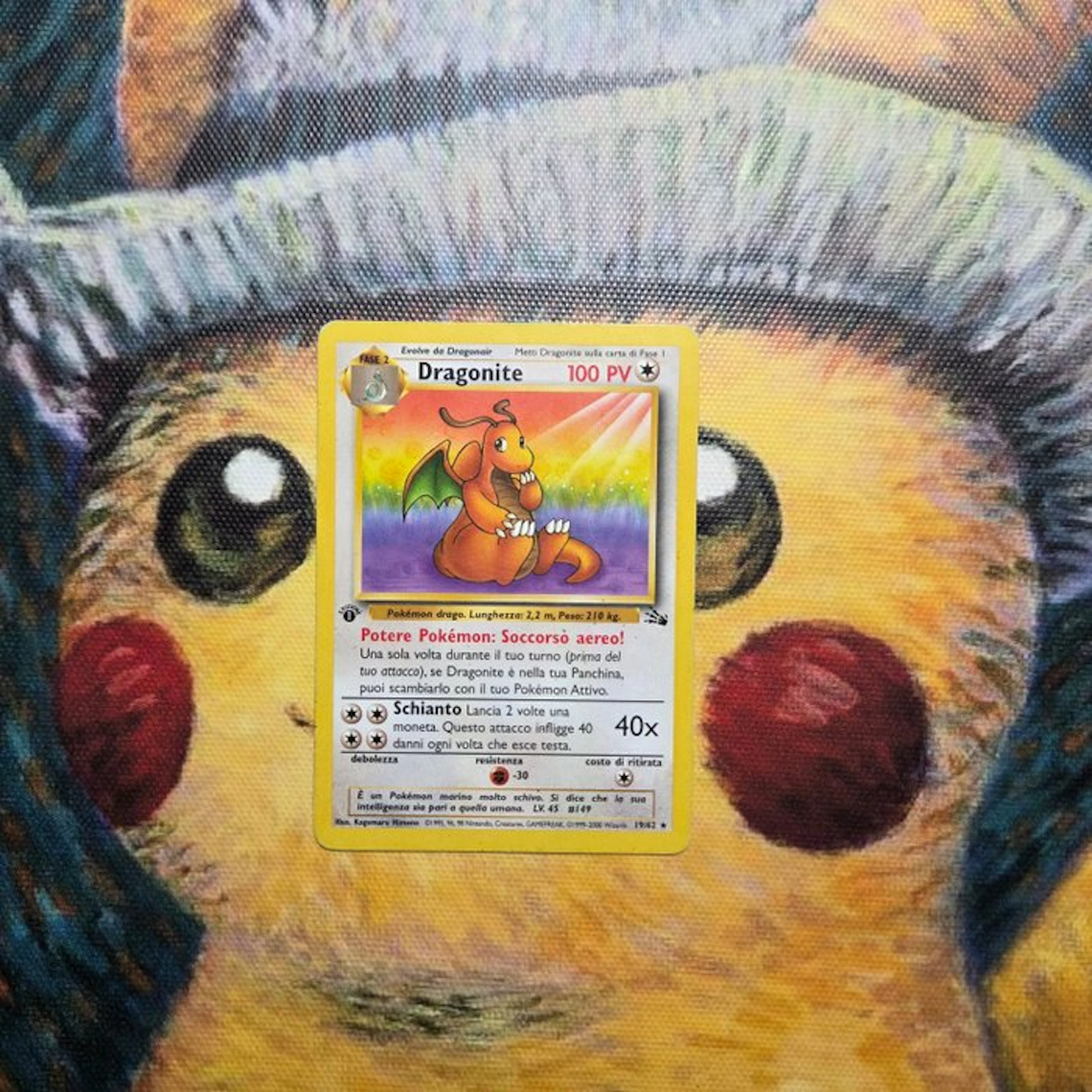 Pokémon Card - Dragonite Fossil First Edition - WOTC