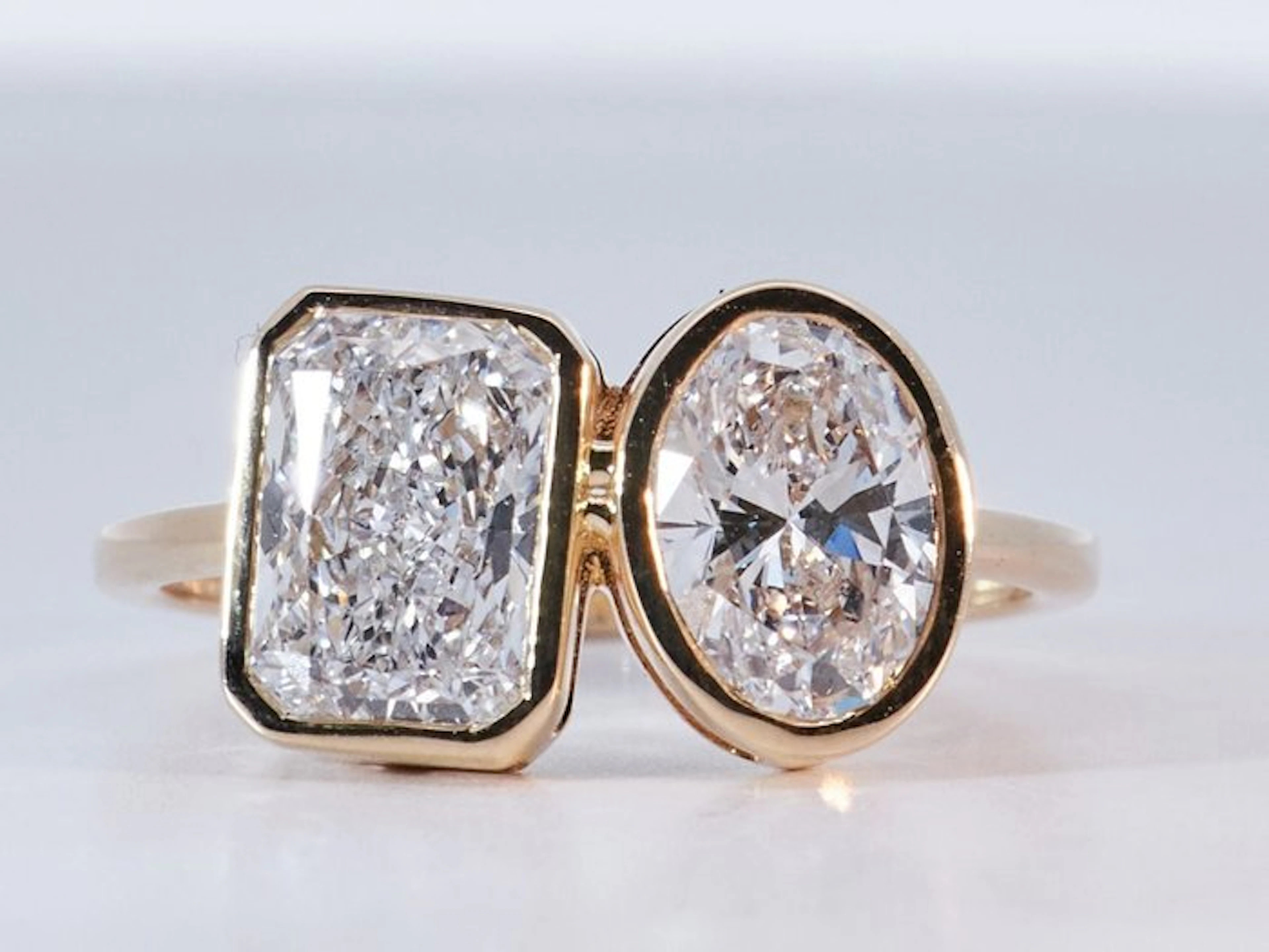 No reserve price - Ring - 14 kt