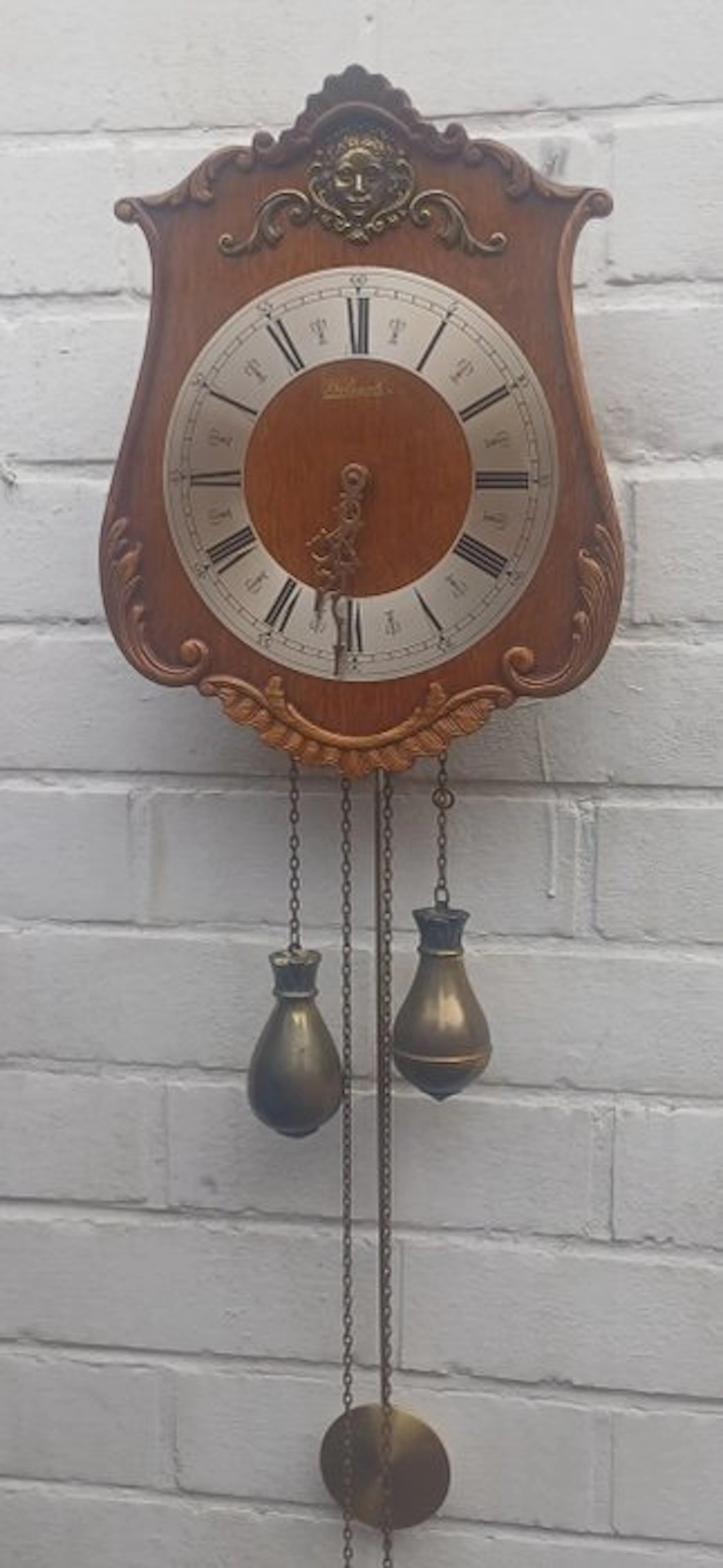 Pendulum clock - Vintage - Patinated bronze - 1980-1990