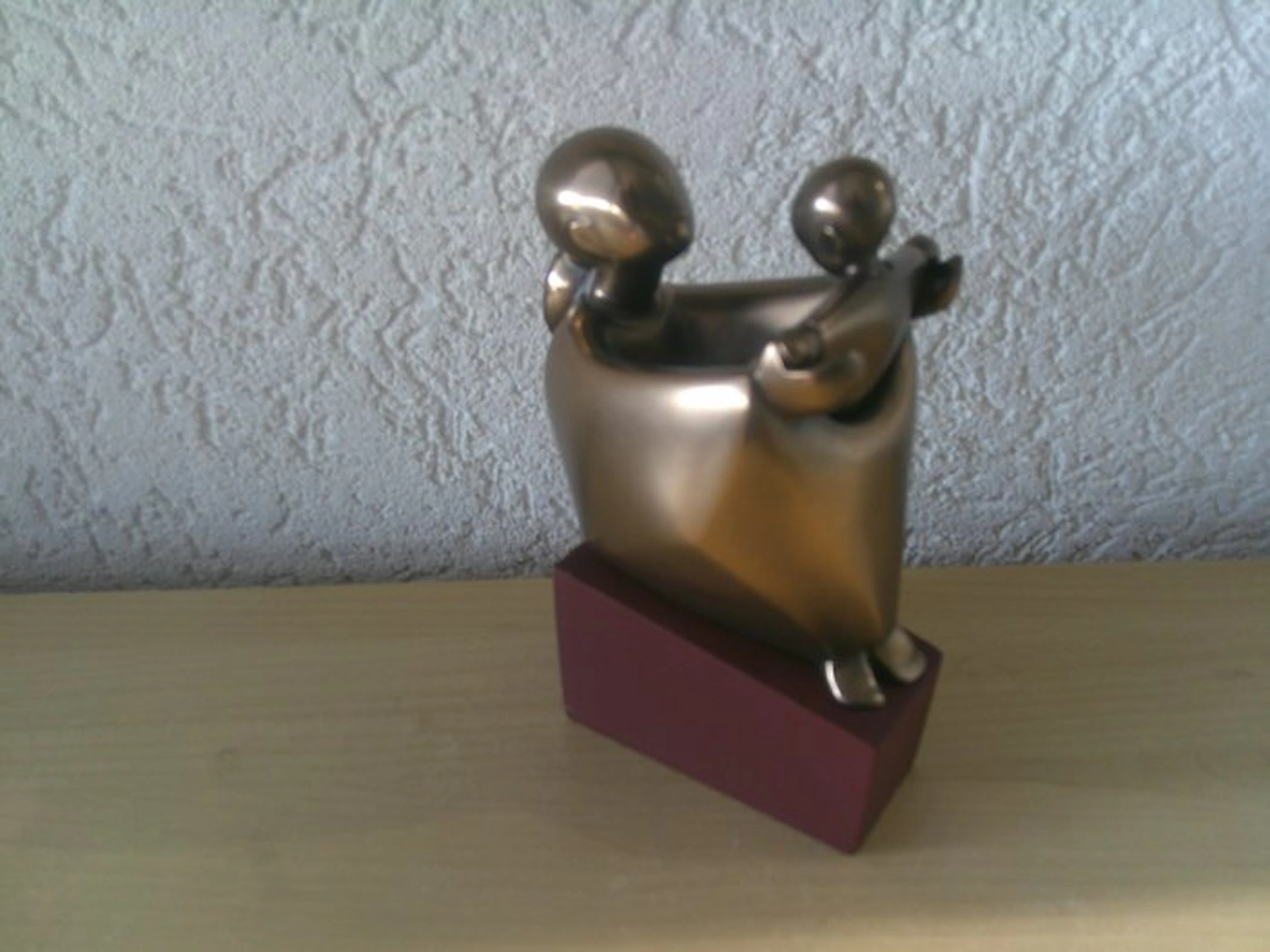 Parastone - Figurine - MOEDER EN KIND EEN INTIEM CONTACT - Polystone