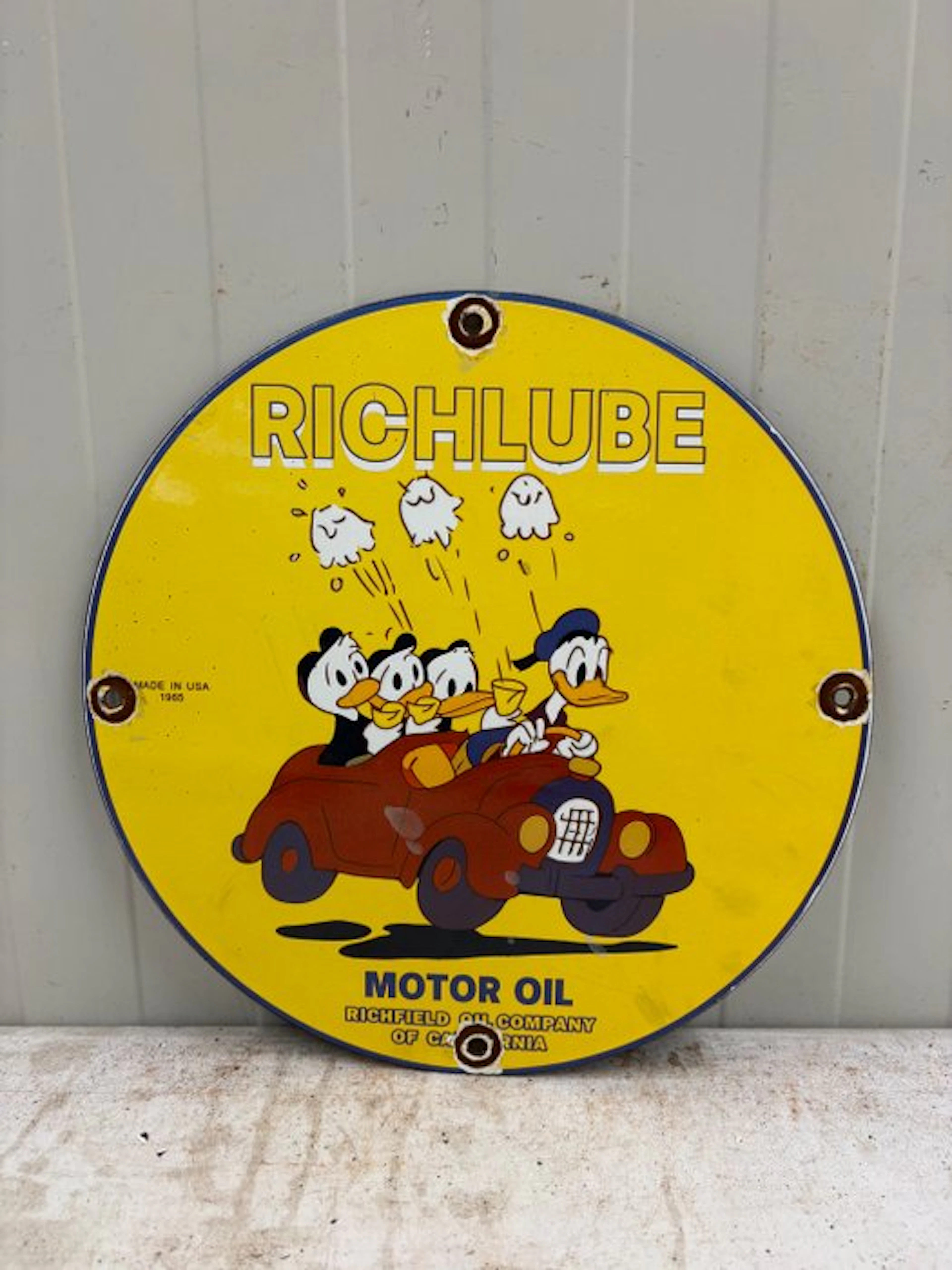 Disney Donald Duck & Kwik Kwek Kwak – Richlube Motor Oil...