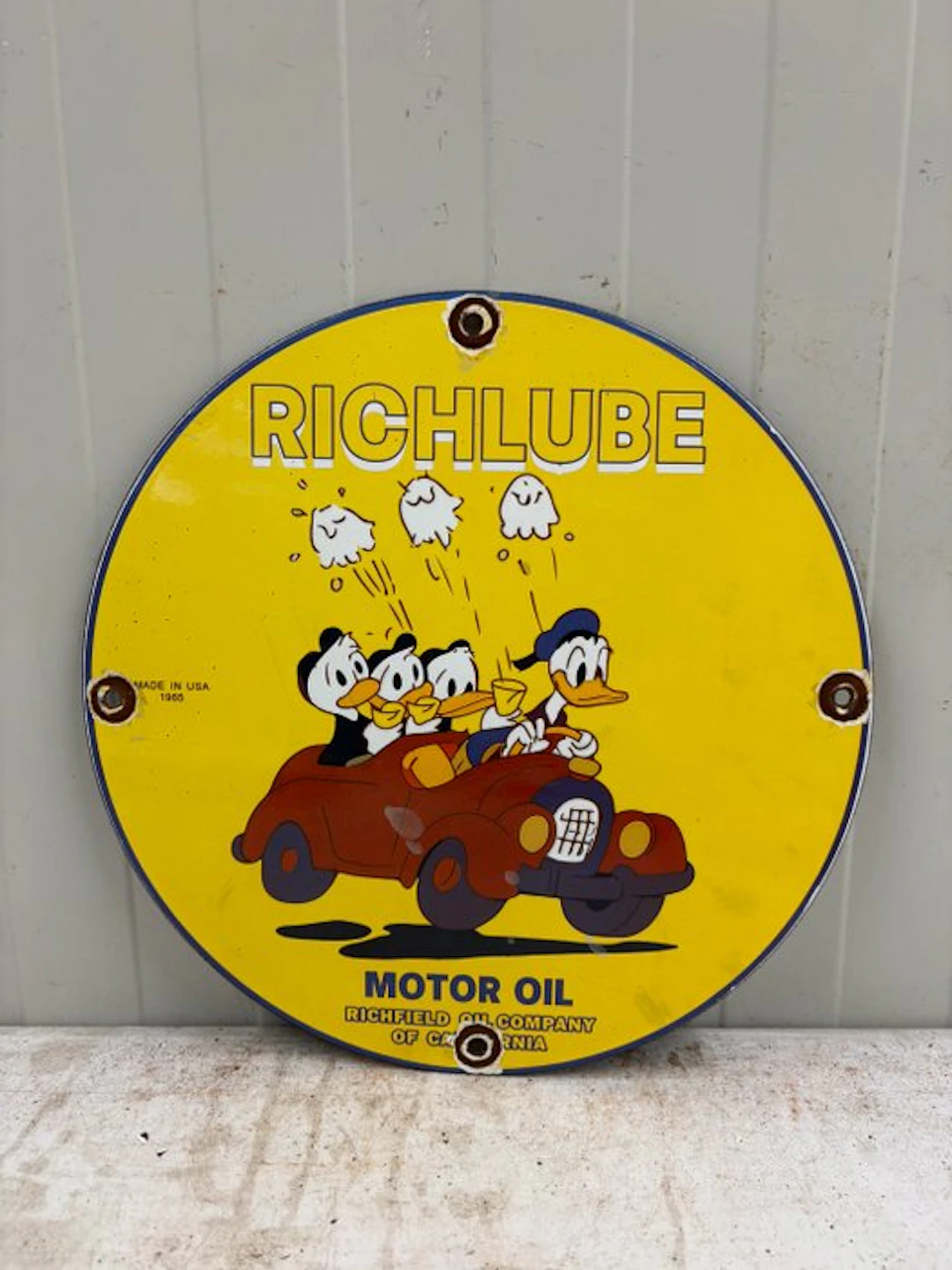 Disney Donald Duck & Kwik Kwek Kwak – Richlube Motor Oil...