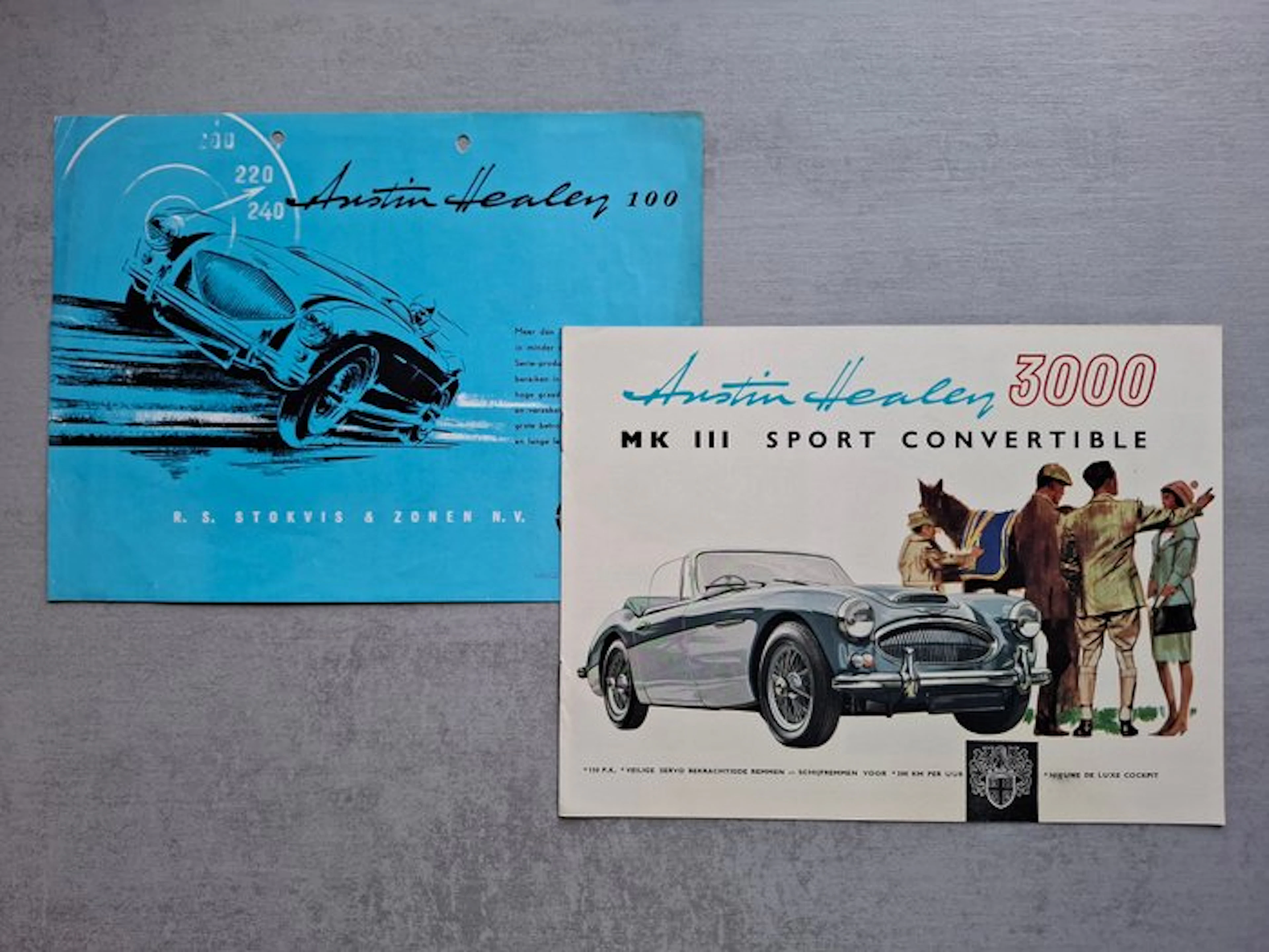 Brochure and sheet - Austin Healey - 100 - 3000 MK III Sport Convertible