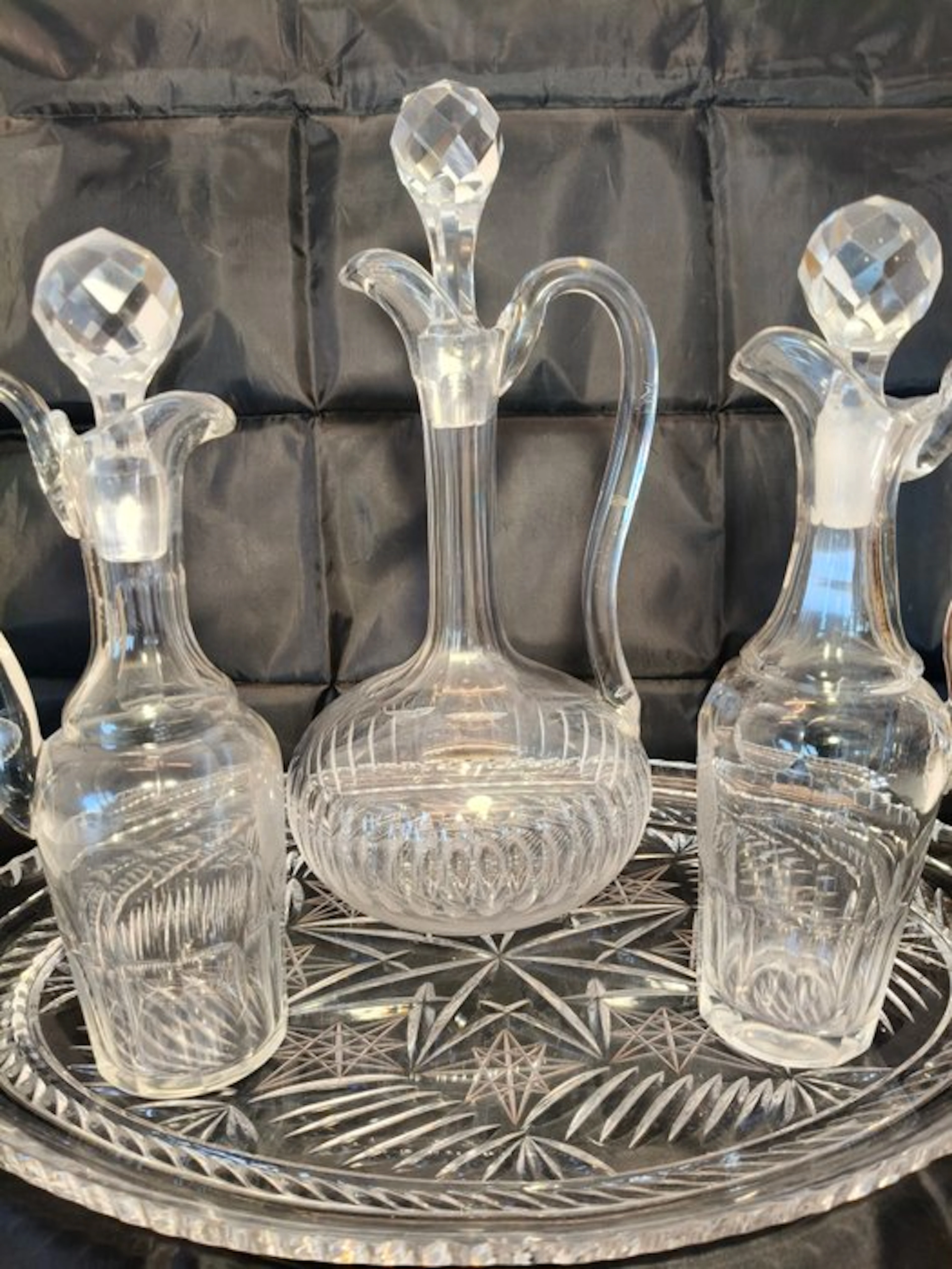 Liquor set (4) - Crystal