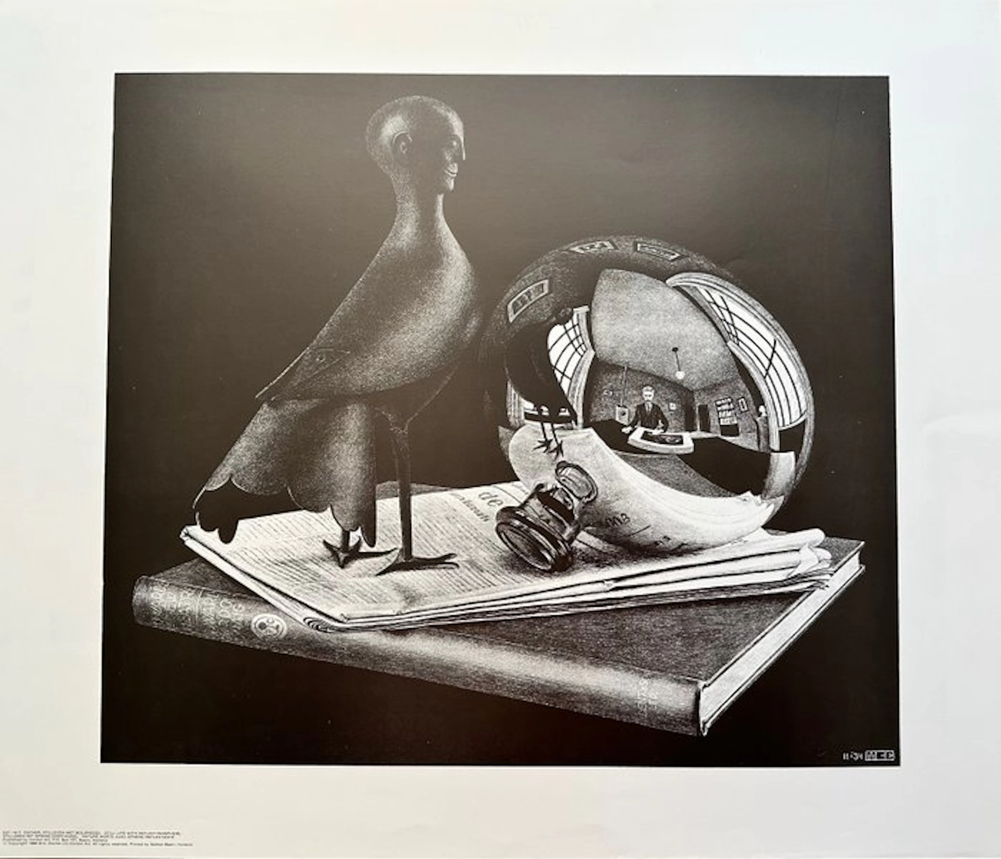 Maurits Cornelis Escher (1898-1972) - Still life with reflecting sphere