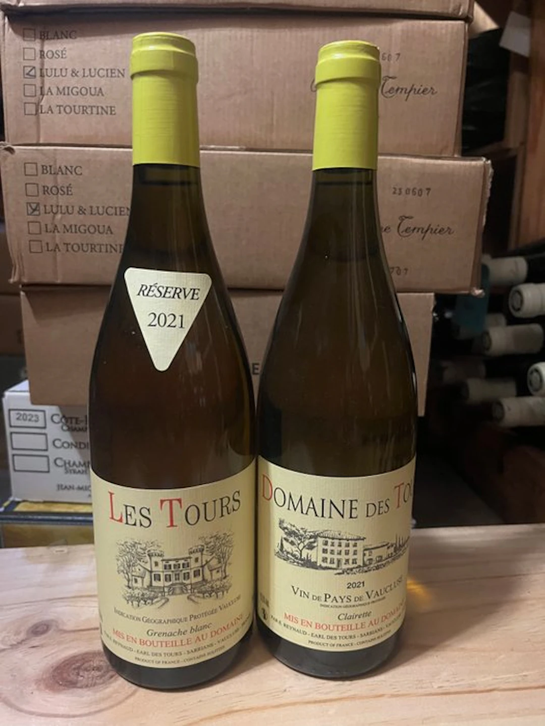 2021 E. Reynaud, Les Tours - Rhône - 2 Bottles (0.75L)