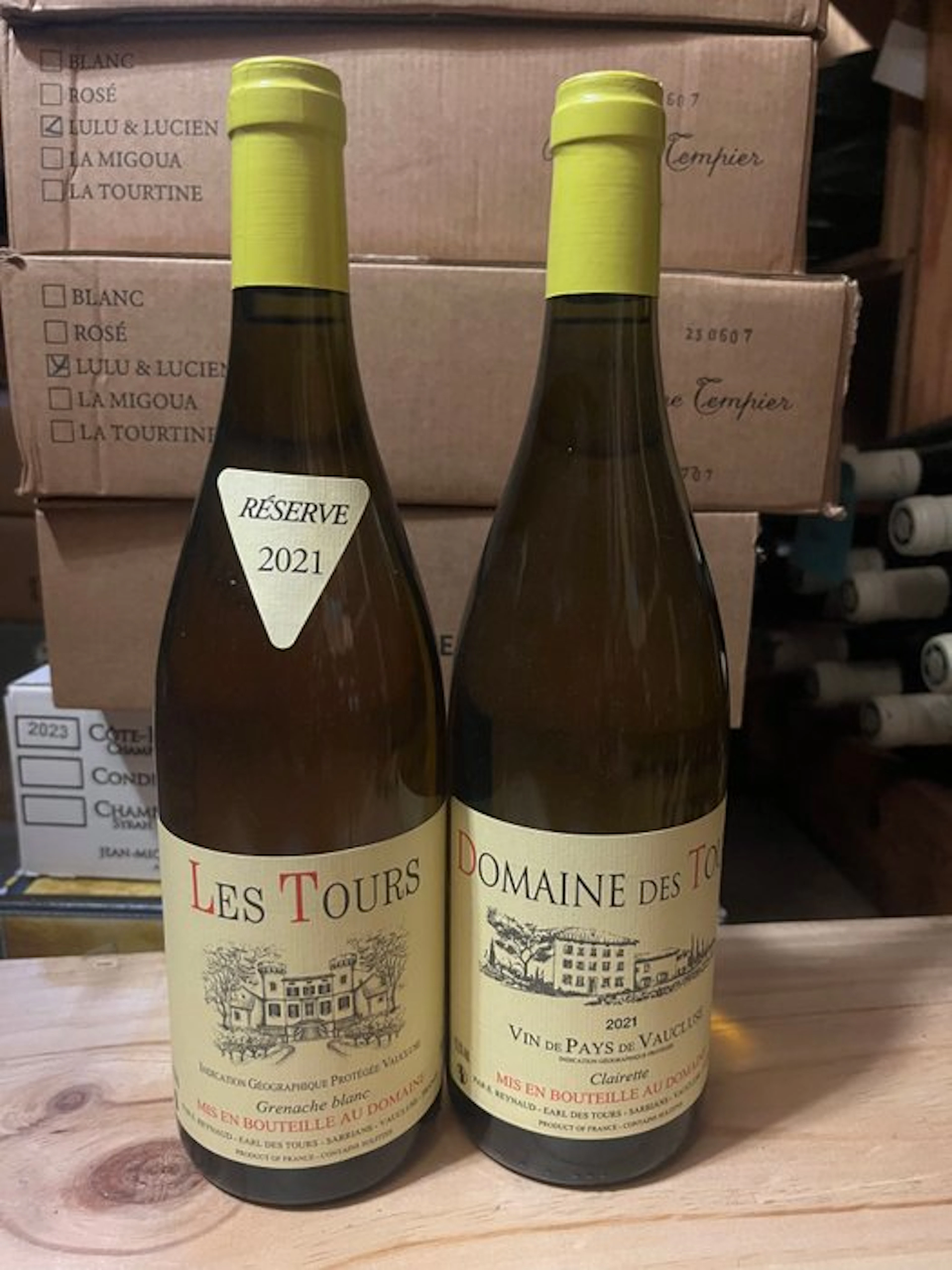 2021 E. Reynaud, Les Tours - Rhône - 2 Bottles (0.75L)