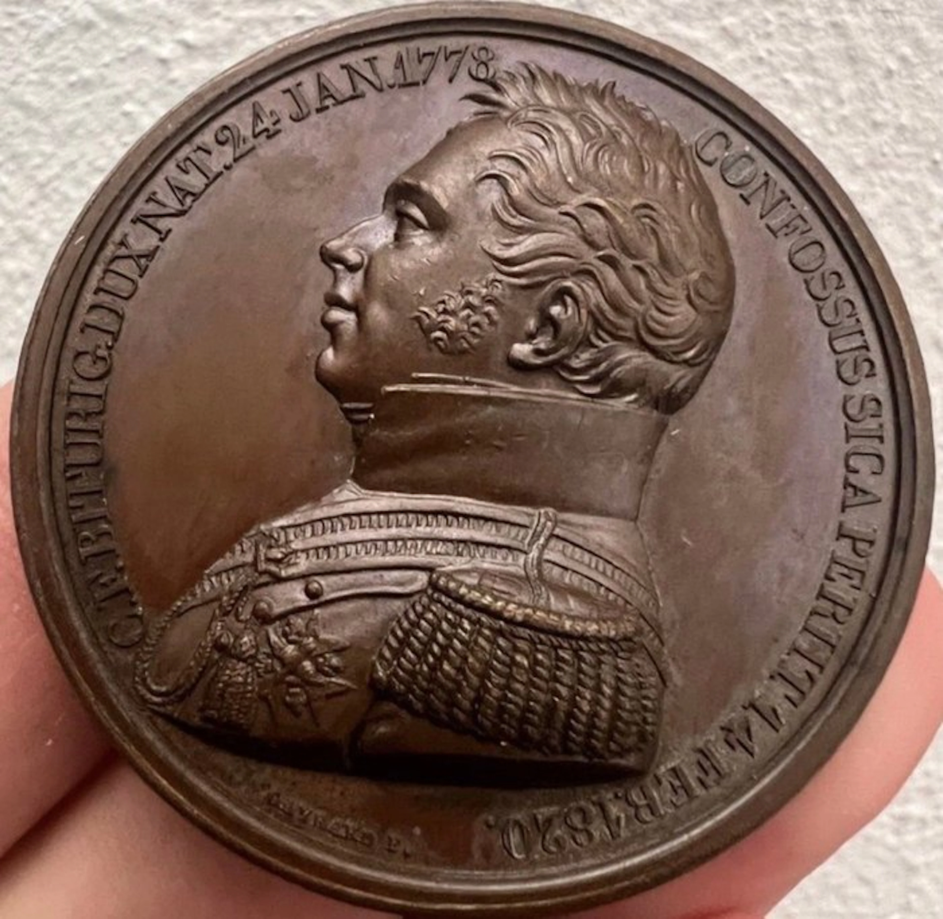 France. Medal Francia Carlo Ferdinando