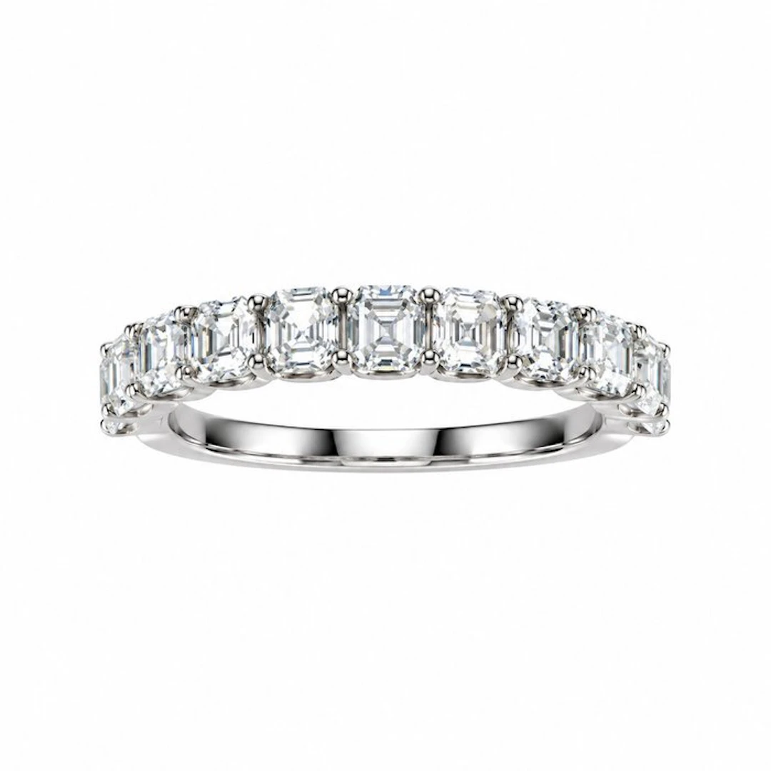 No reserve price - Ring - 14 kt. White gold - 2.07ct. tw. Diamond (Lab-grown)