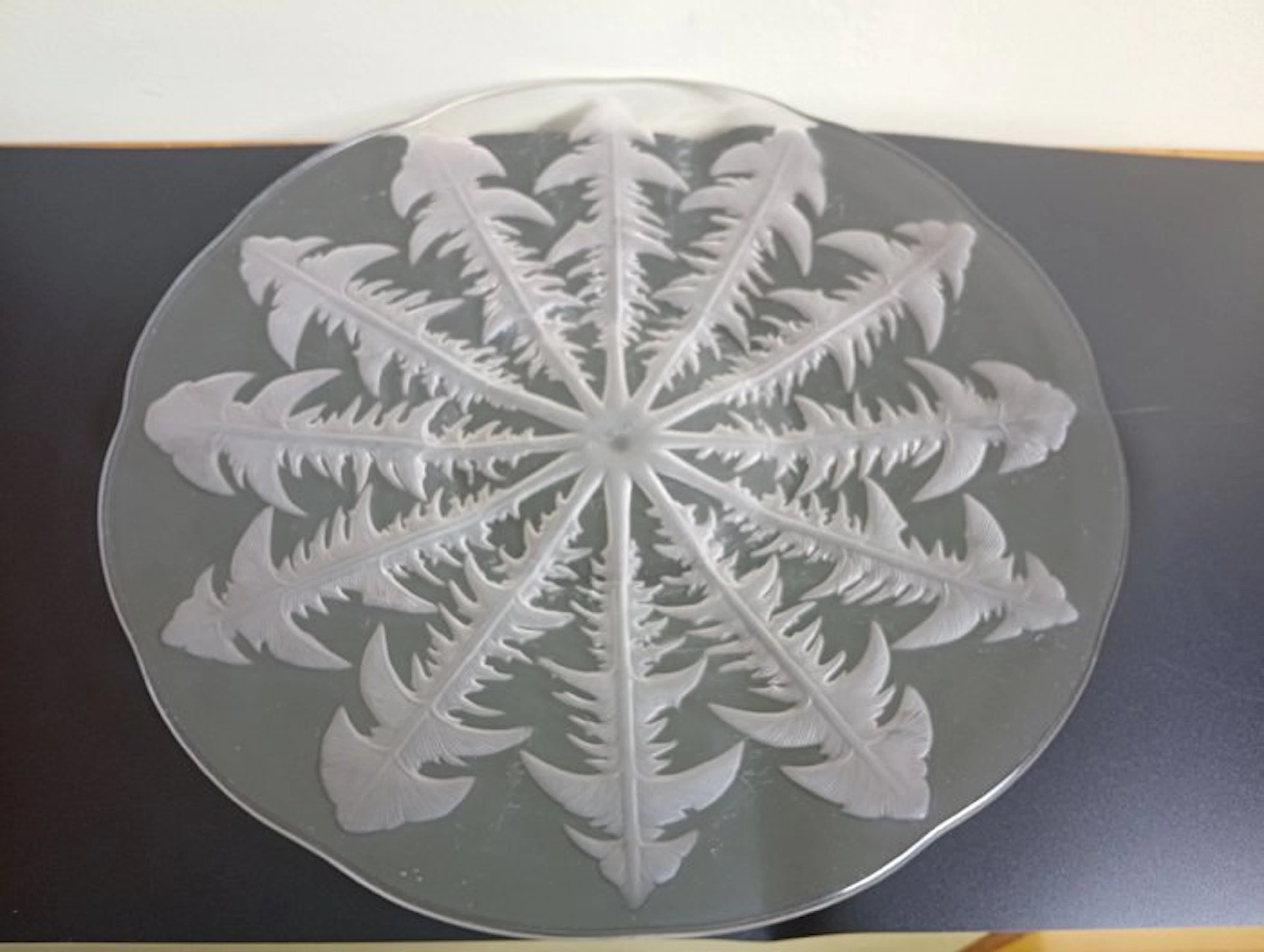Lalique - René Lalique - Dish - Pissenlit - Glass - Main course / Plate