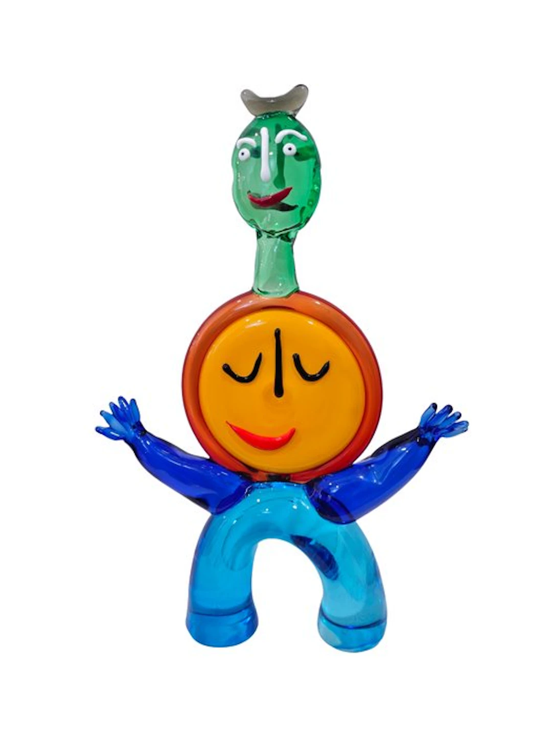 Ripollés (1932) - Niño con peineta - Murano glass XL