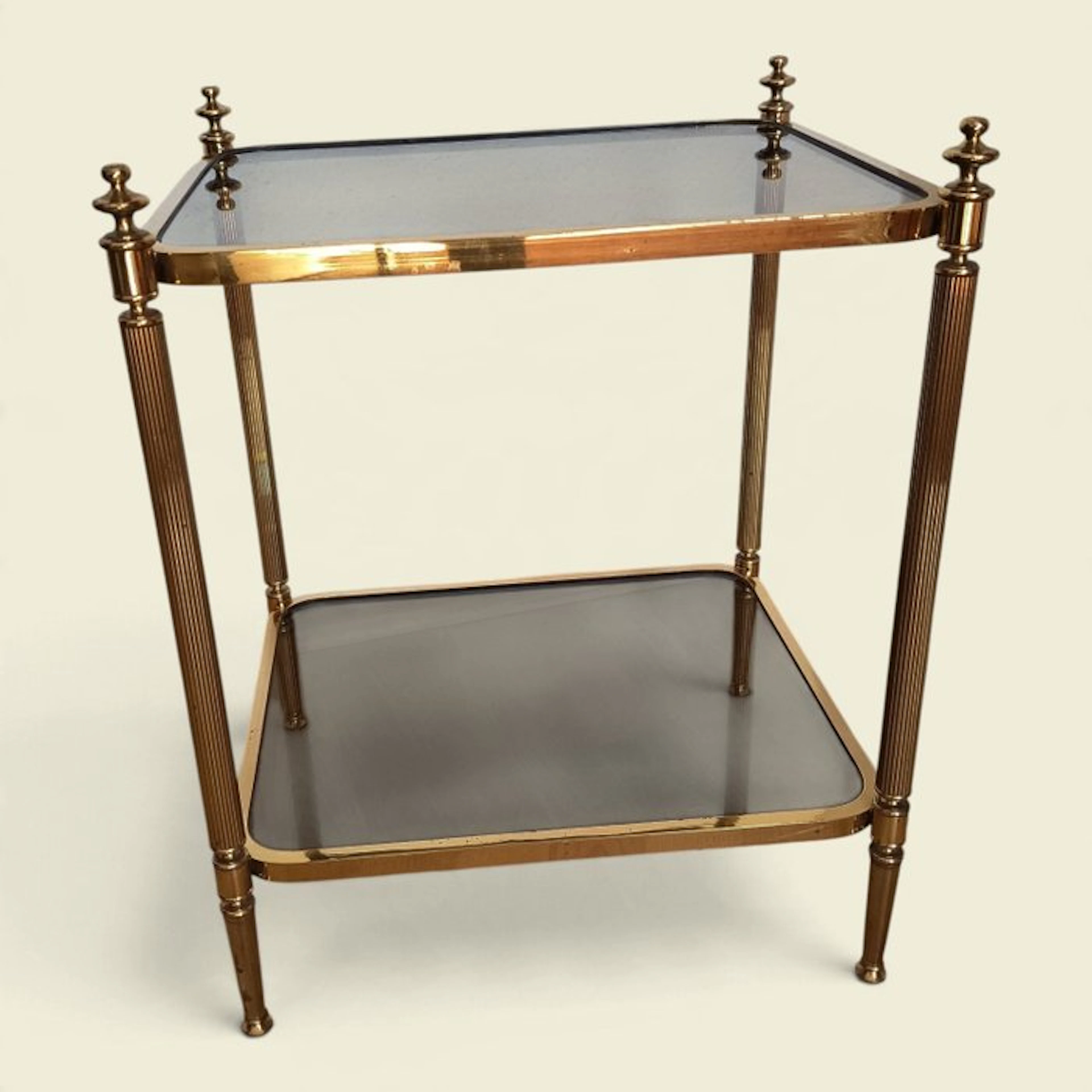 Eleganter Vintage-Beistelltisch / Serviertisch mit...