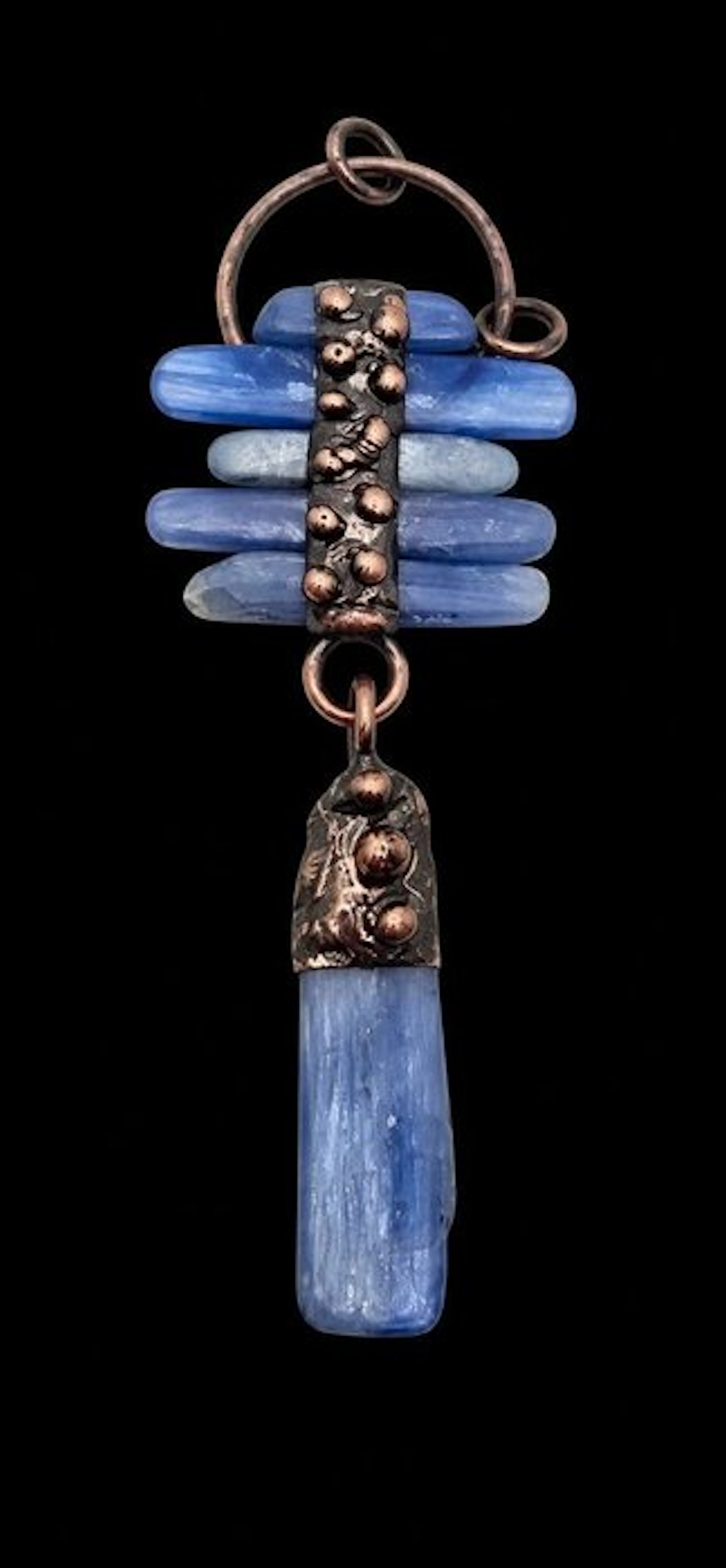 Exquisite natural kyanite pendant of premium quality...
