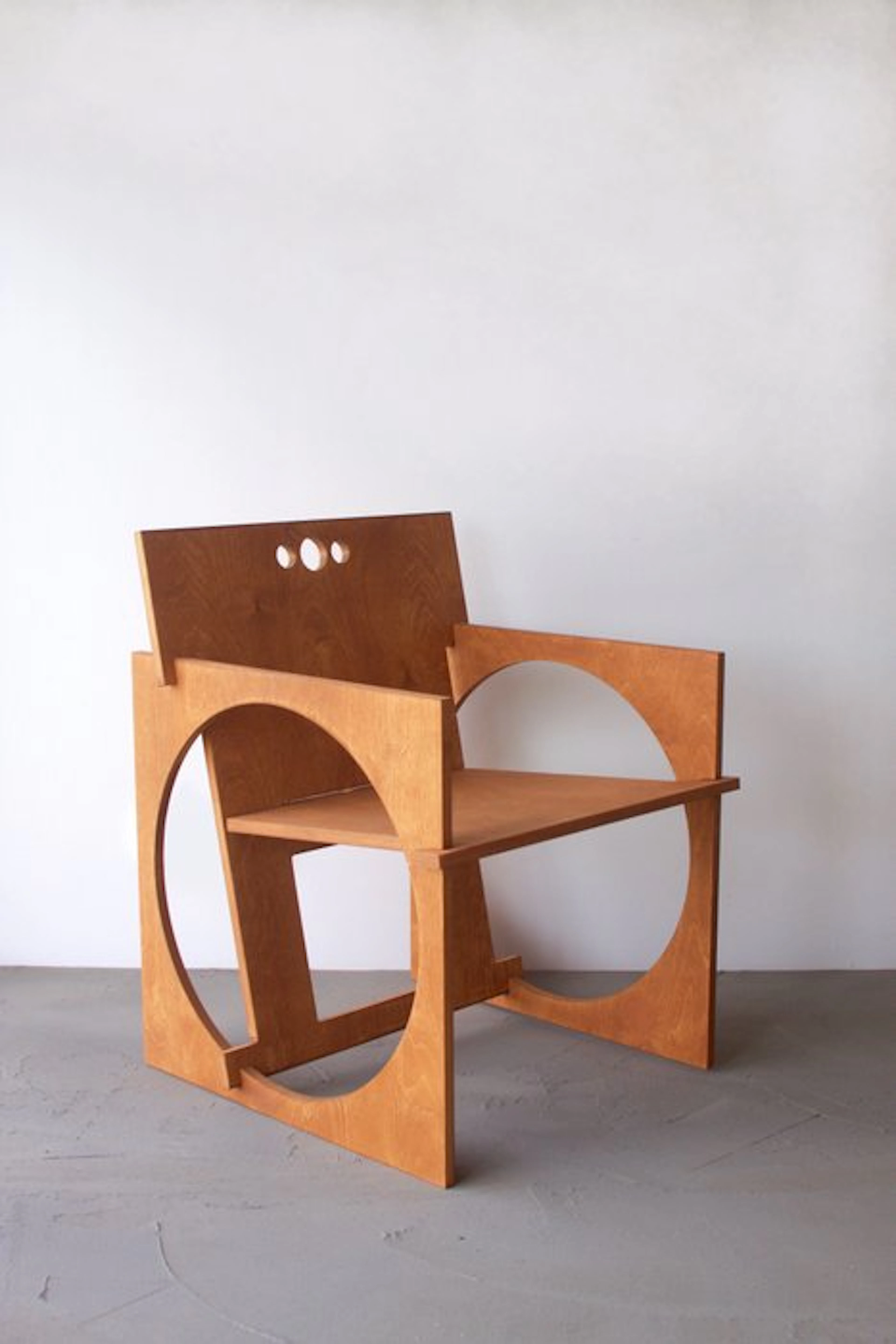 Edoardo Lietti Studio - Armchair - Sedia Tonda - Natural - Wood