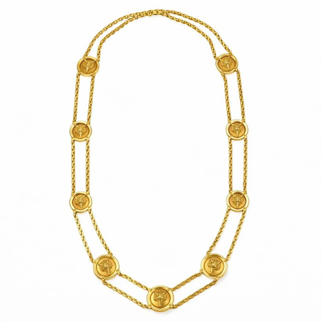 Gucci - Necklace - 18 kt. Yellow gold - Made in Italy - Handmade