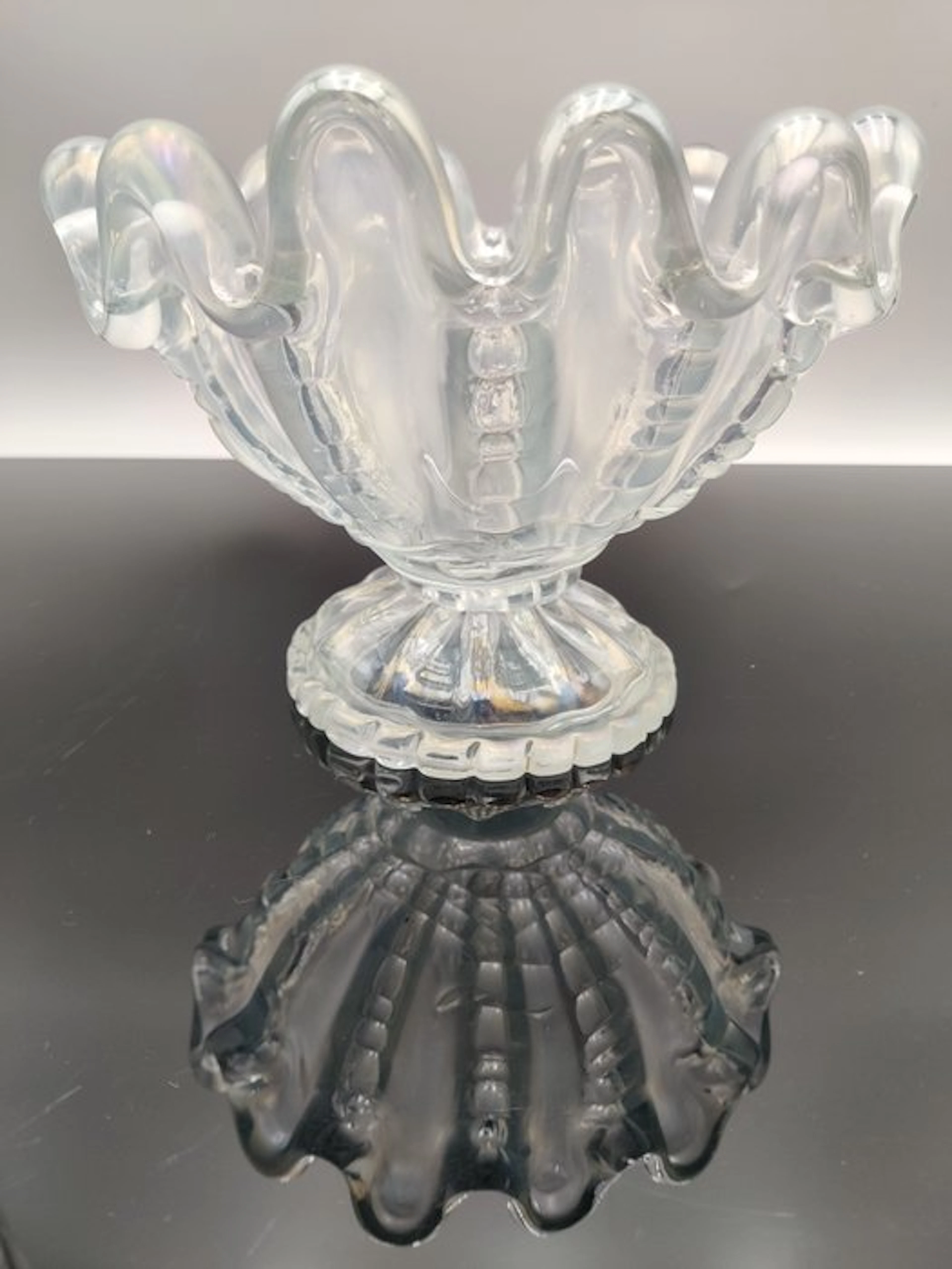 Ercole Barovier - Centrepiece - Shell display stand - Glass
