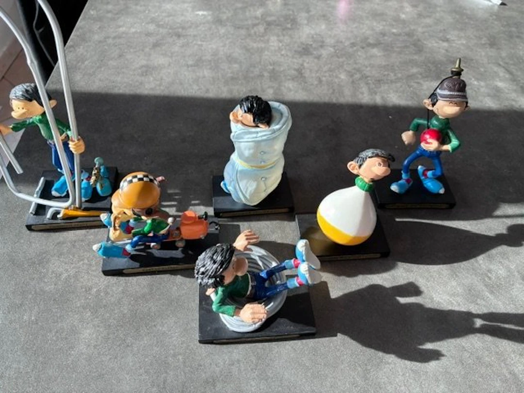 Plastoy - Gaston - Les inventions - 6x figurines - 2004
