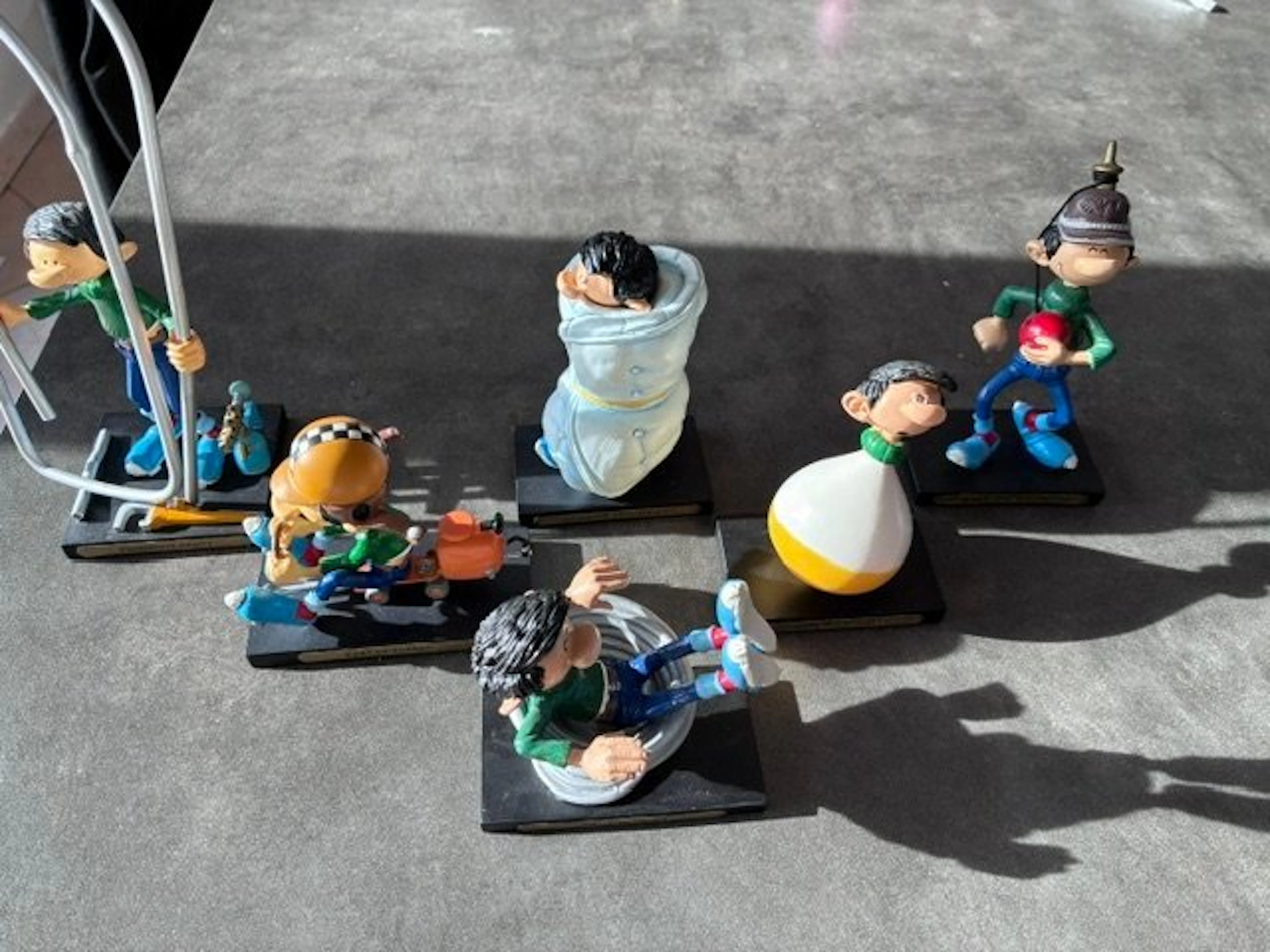 Plastoy - Gaston - Les inventions - 6x figurines - 2004