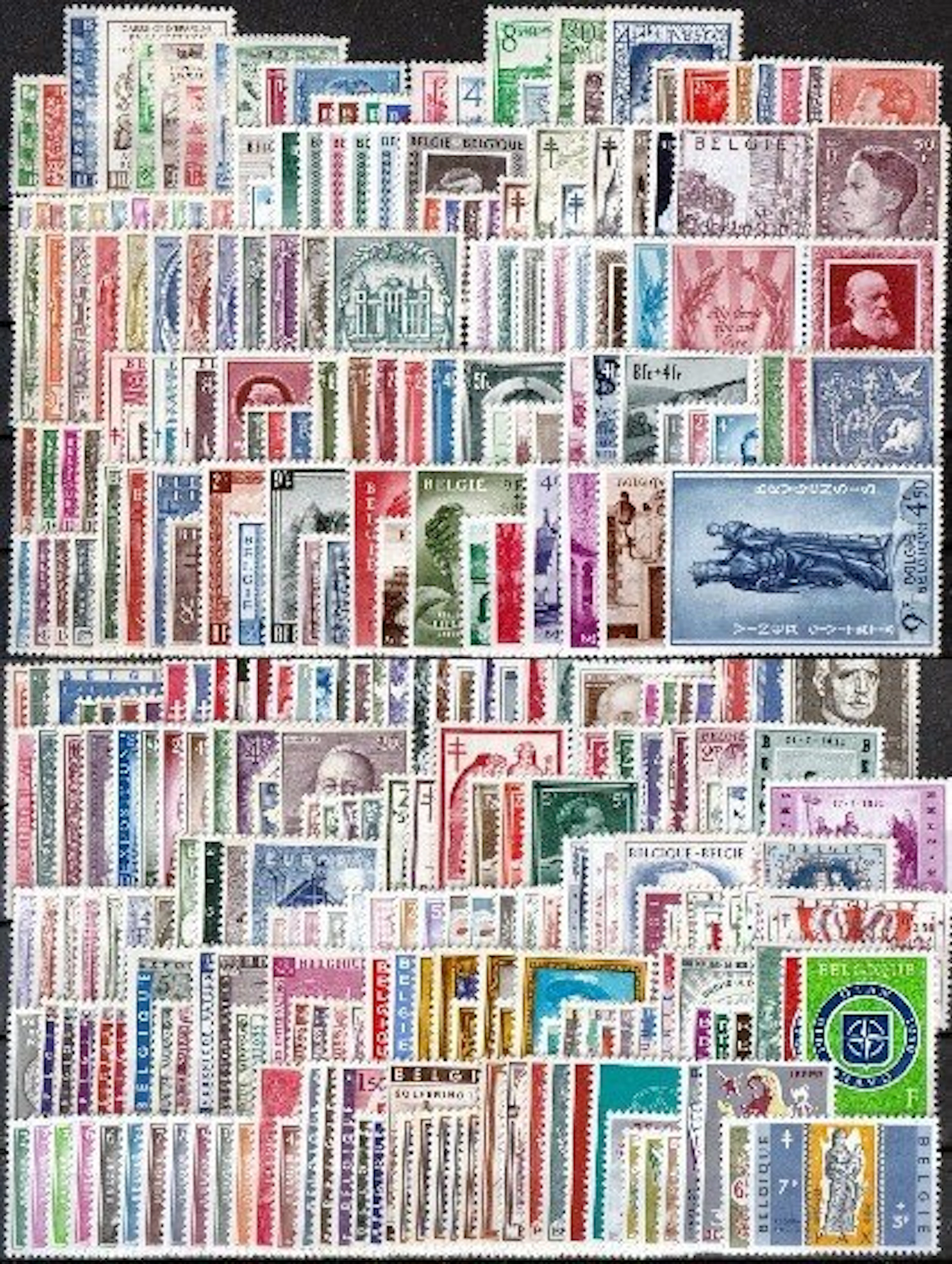 Belgium 1950/1959 - 10 complete volumes (no issues) - OBP/COB 823/1120