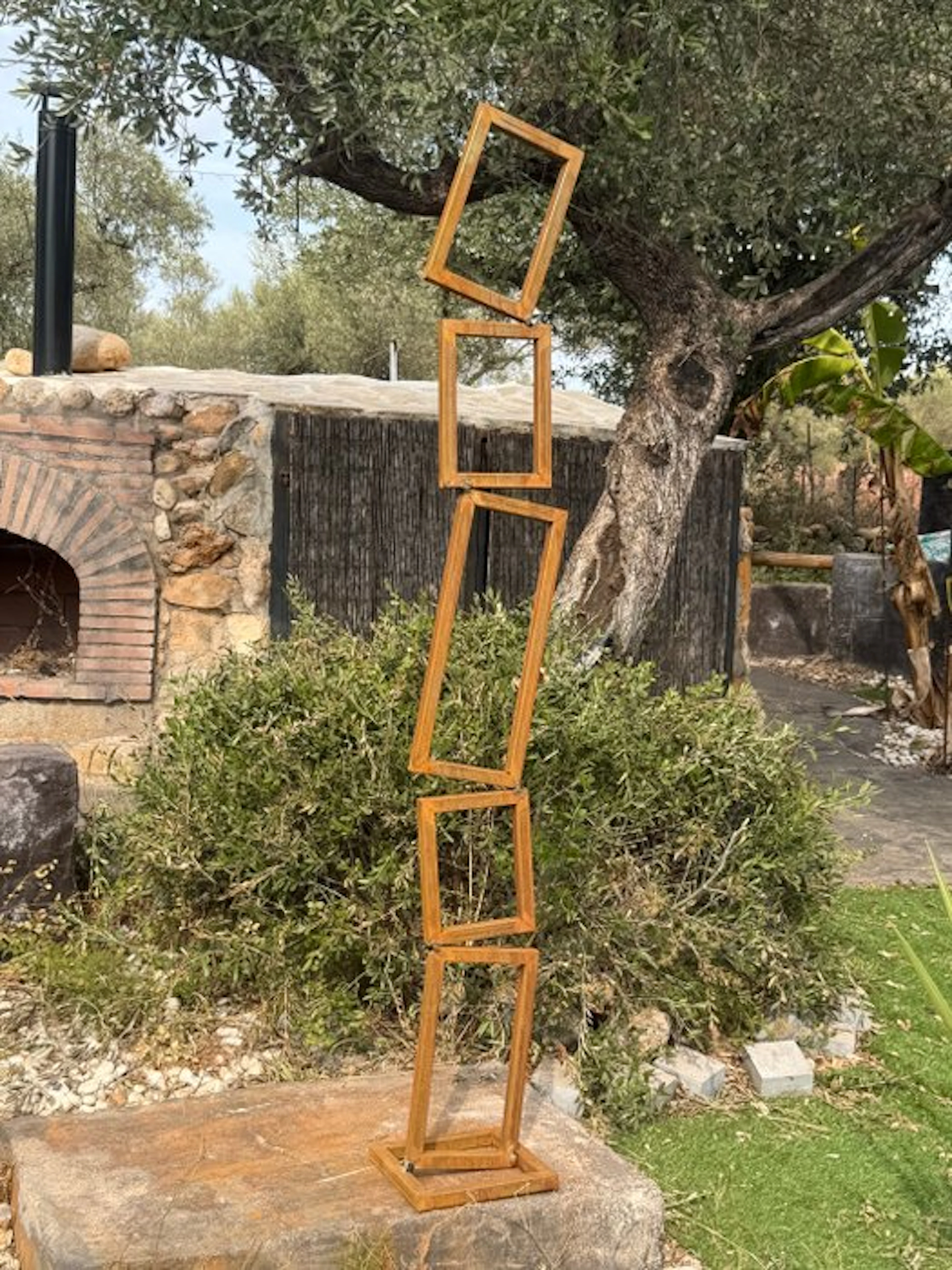 Ana Lucia B.M - Sculpture Corten - XXL - NO Reserve